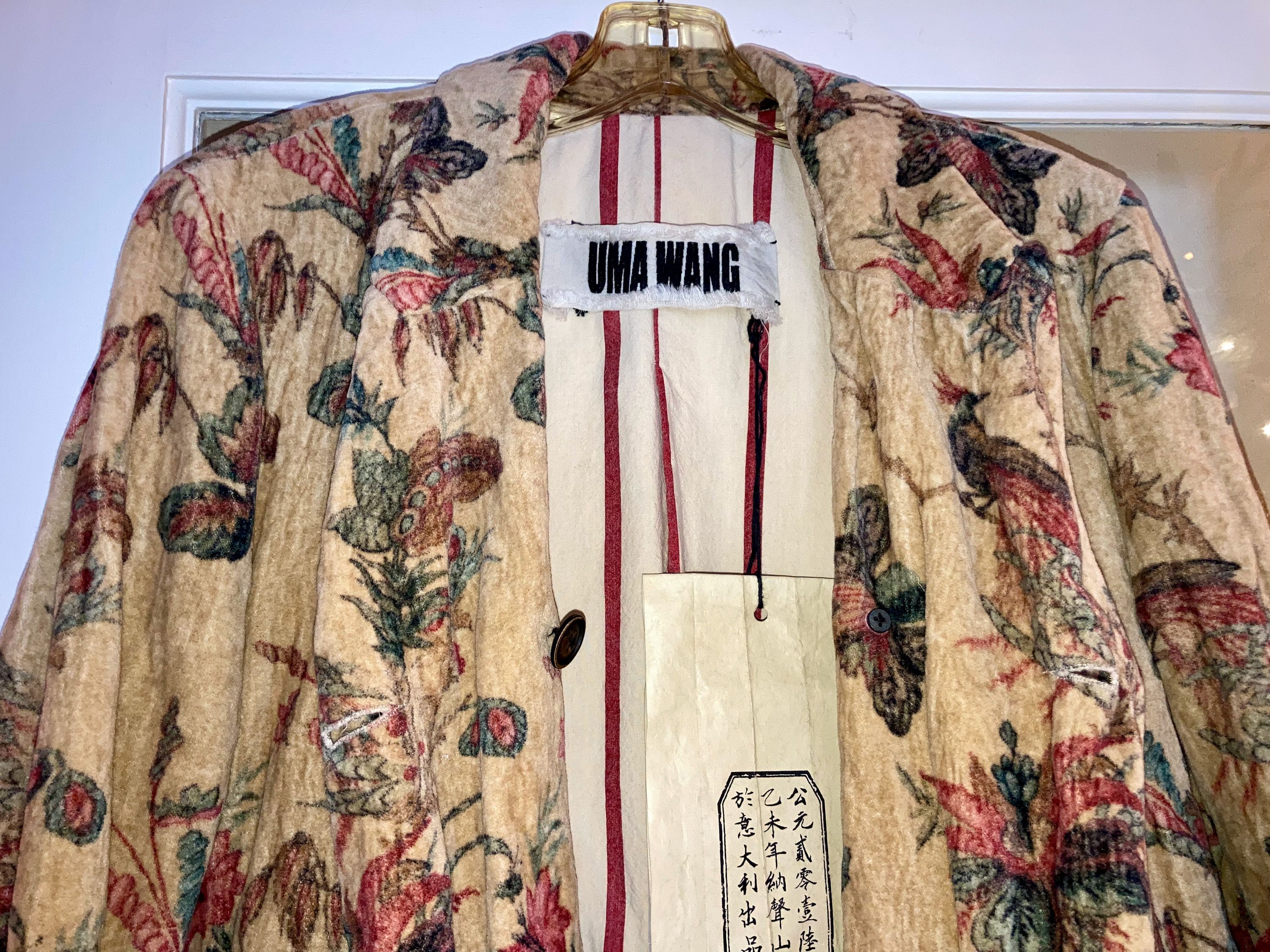 Uma Wang Cintola Velvet Coat Size M / US 6-8 / IT 42-44 - 8 Thumbnail