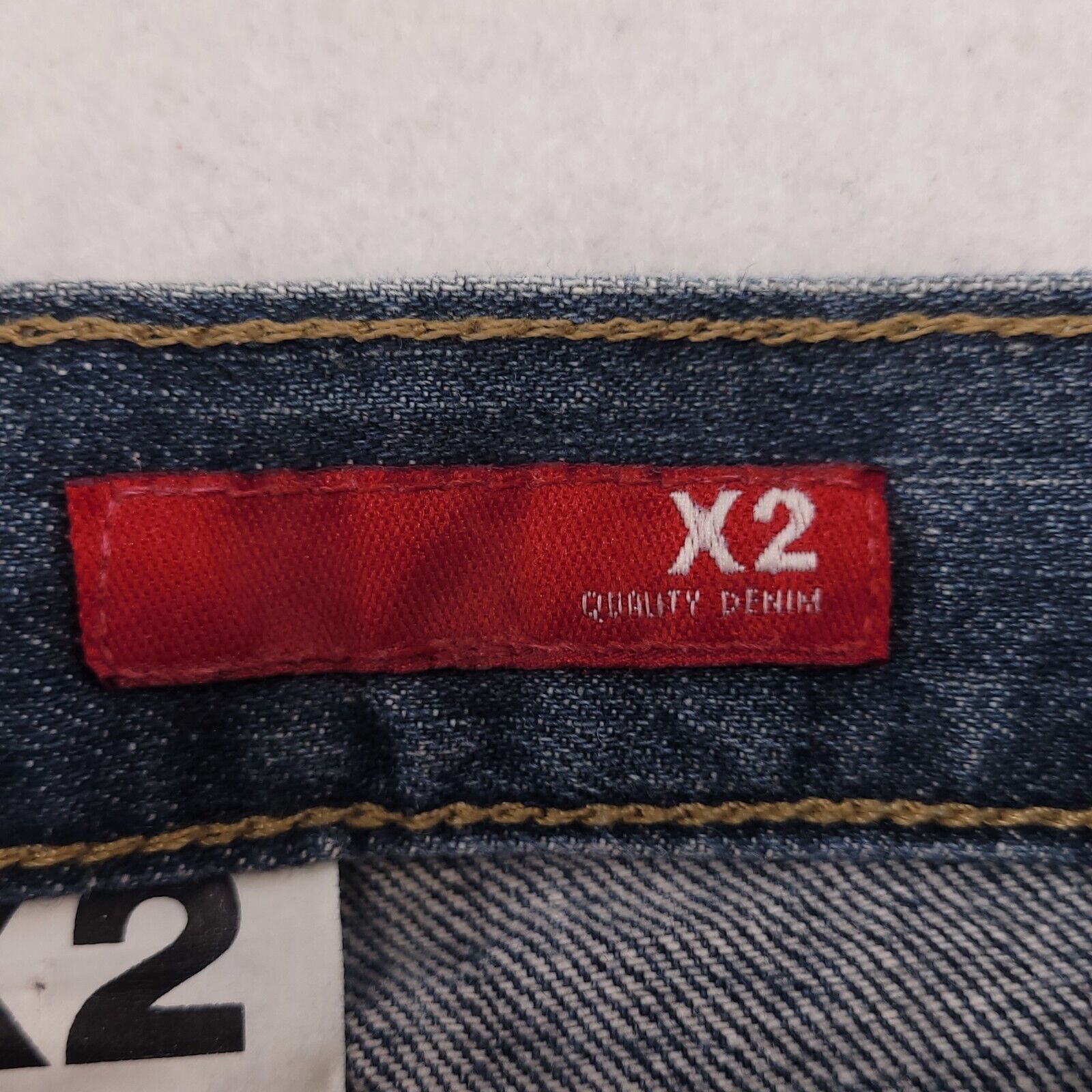 X2 X2 Button Zip Medium Wash Denim Jeans Womens Size 8 Blue Size 30" / US 8 / IT 44 - 4 Thumbnail