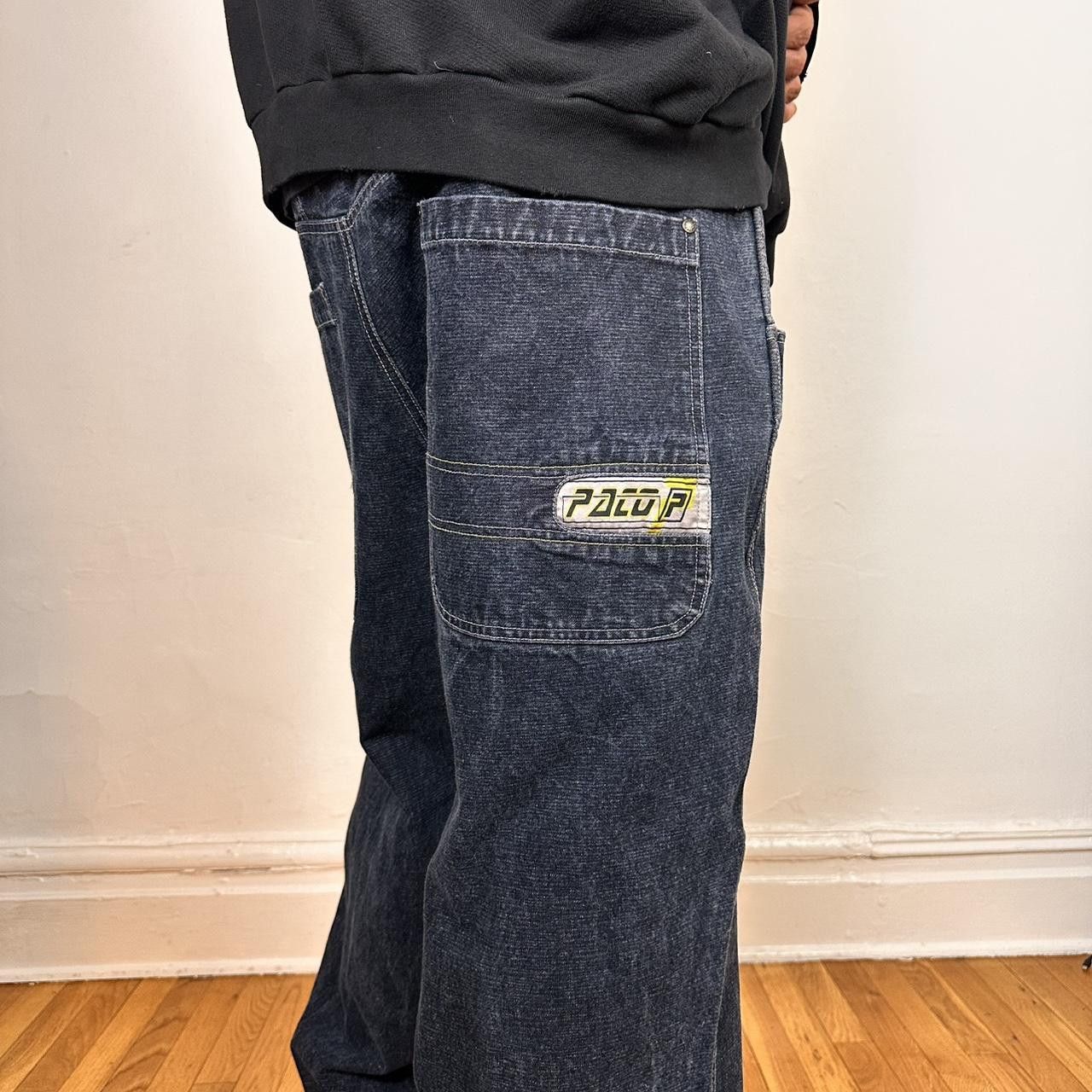 Vintage Vintage Paco Y2K Blue Baggy Skater Jeans size 44" Size US 44 / EU 60 - 4 Thumbnail