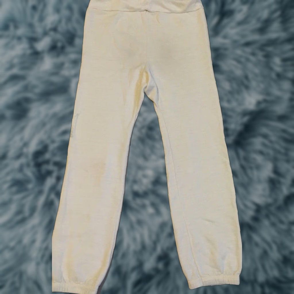 VINTAGE 60s 70s Distressed Sweatpants XS White USA Track Grunge PFU Punk Military Pants Men Activewear Drawstring