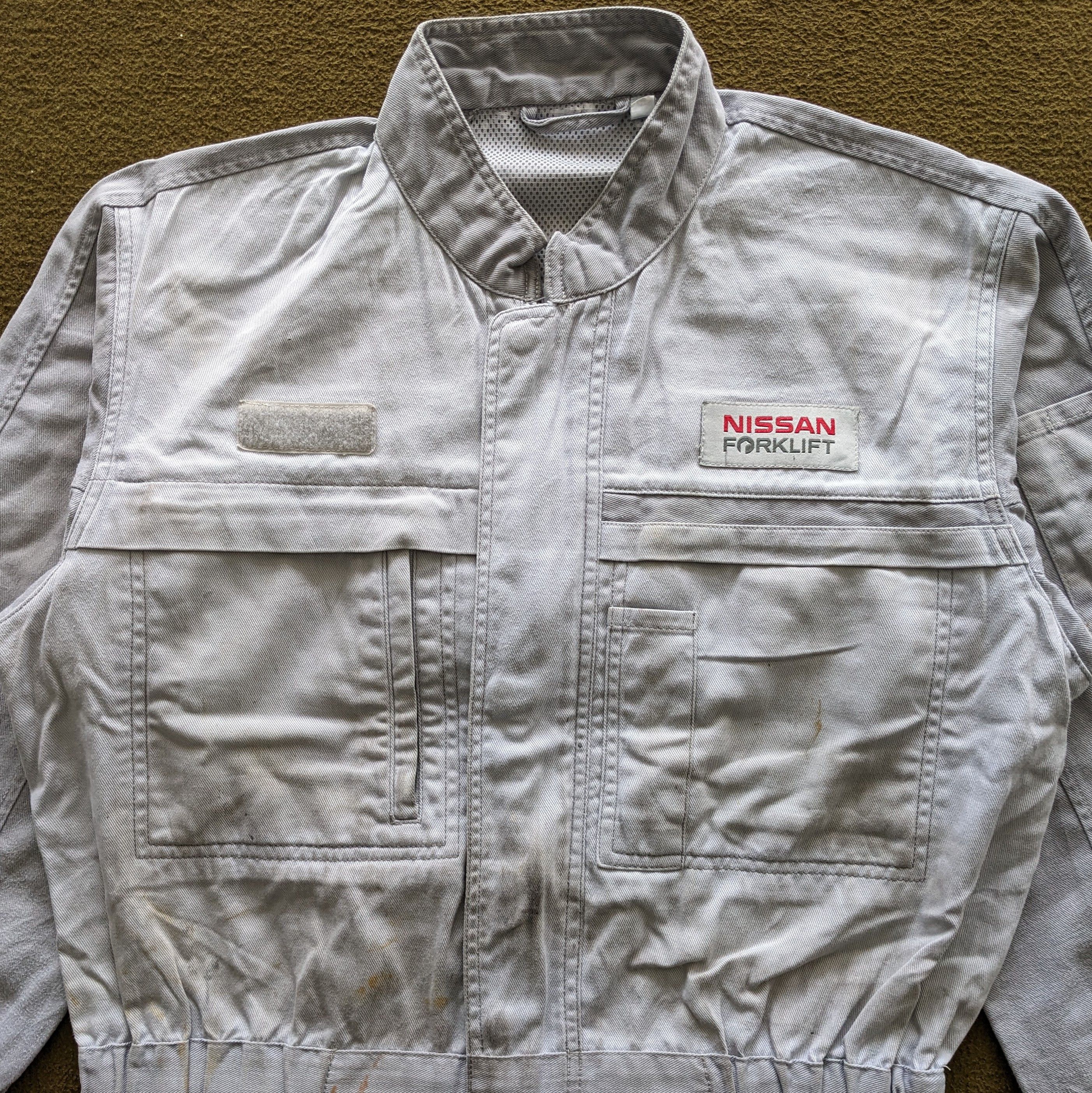 Vintage Vintage NISSAN FORKLIFT Racing Team Coverall Workwear Jacket Size US M / EU 48-50 / 2 - 4 Thumbnail
