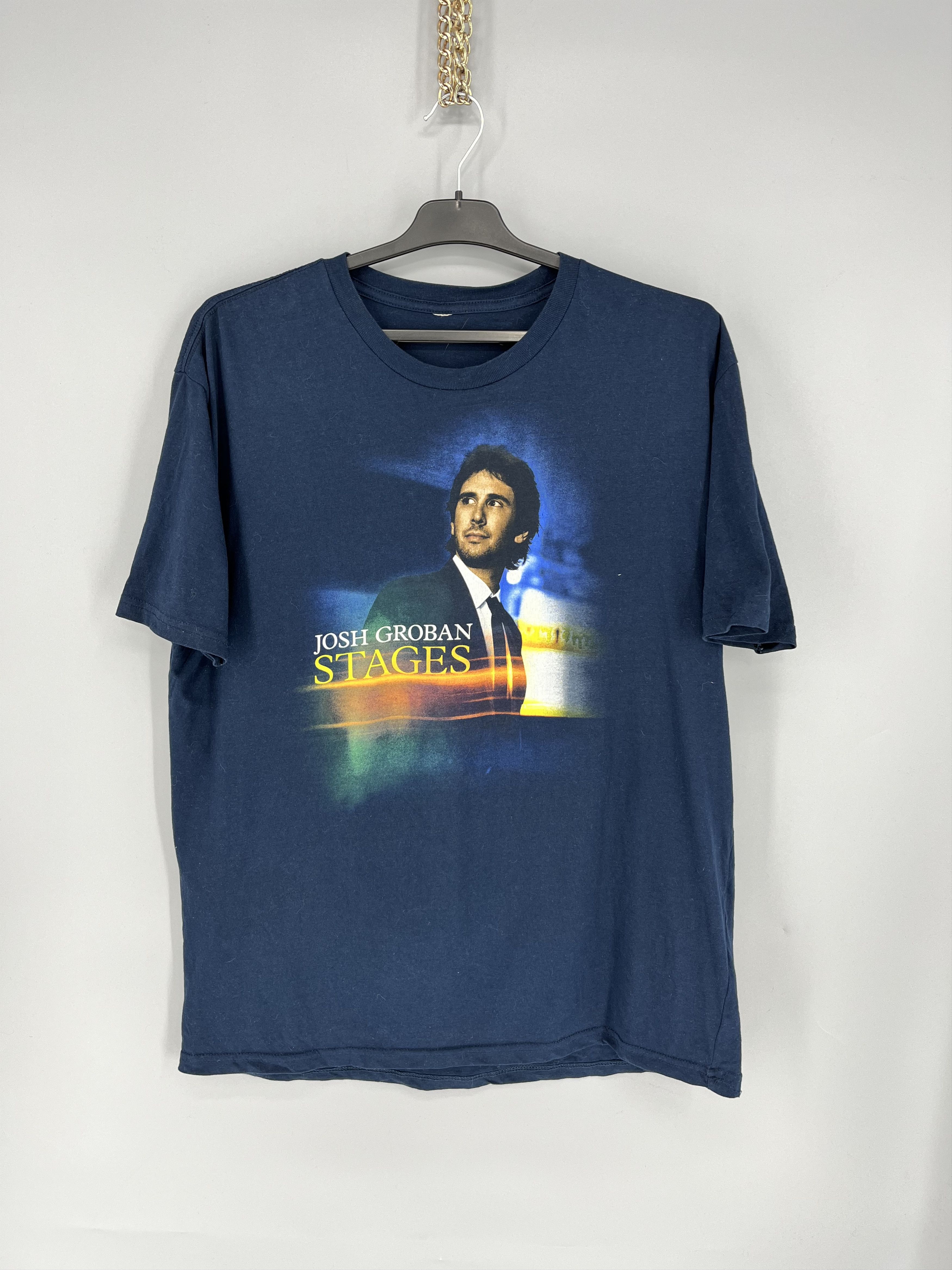 Band Tees × Vintage Josh Groban Stages Tour Concert Promo Shirt Rock Band Tee Size US L / EU 52-54 / 3 - 1 Thumbnail