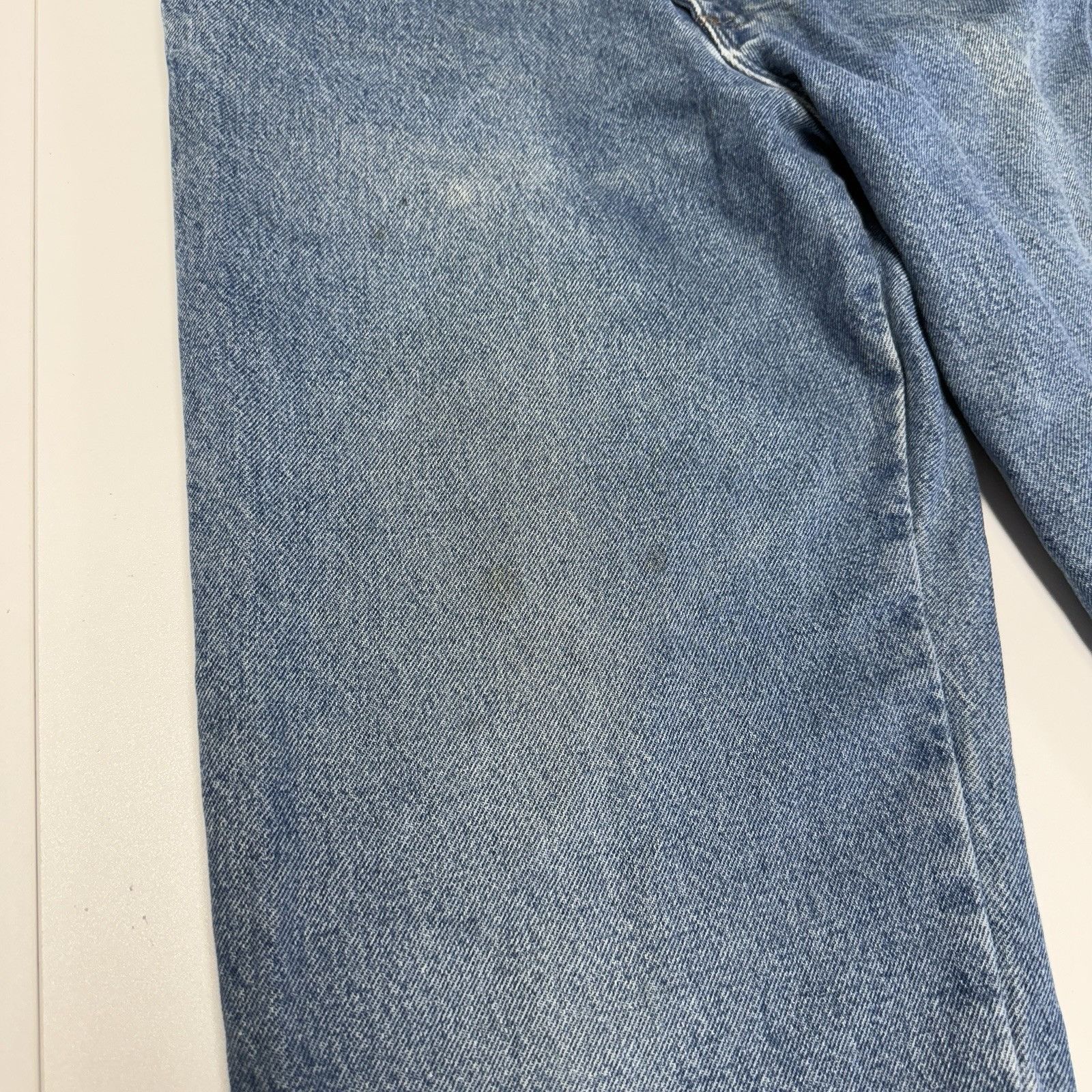L.L. Bean LL Bean Flannel Lined Jeans Mens Size 35 (31x25) Blue Comfor Size US 35 - 4 Thumbnail