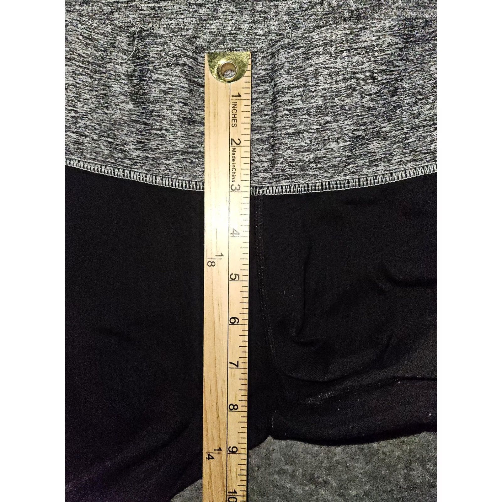 Victoria's Secret Victoria's Secret Pink Yoga Leggings Womens Small Black Fold Waist Athletic Gym Pants Size 28" / US 6 / IT 42 - 3 Thumbnail