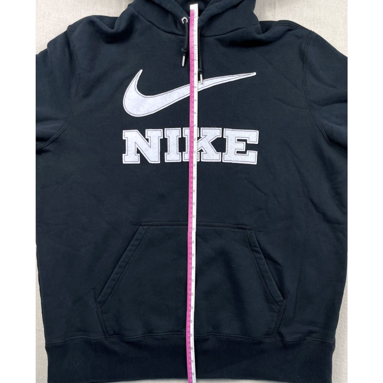 Nike NIKE Hoodie XL Black Swoosh Daily Essential Pullover Mens 90s Sports Size US XL / EU 56 / 4 - 6 Thumbnail