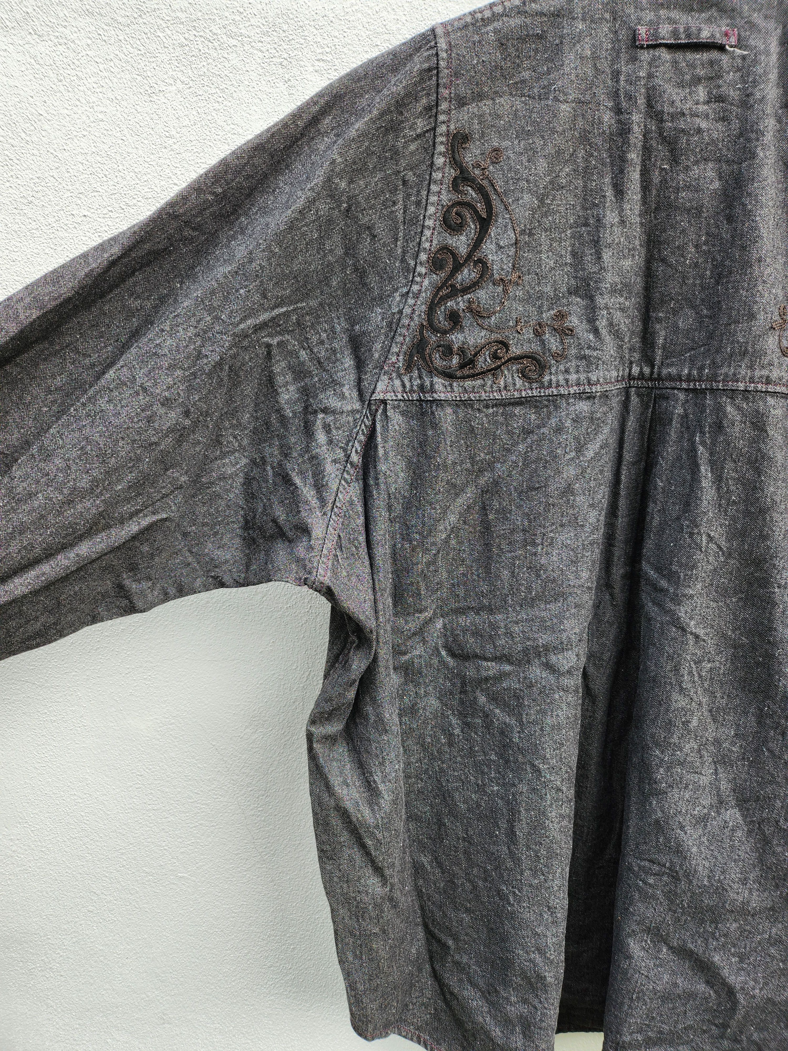 If Six Was Nine × Japanese Brand × Yoshiyuki Konishi FICCE JEANS by YOSHIYUKI KONISHI DENIM SHIRT Size US M / EU 48-50 / 2 - 10 Thumbnail
