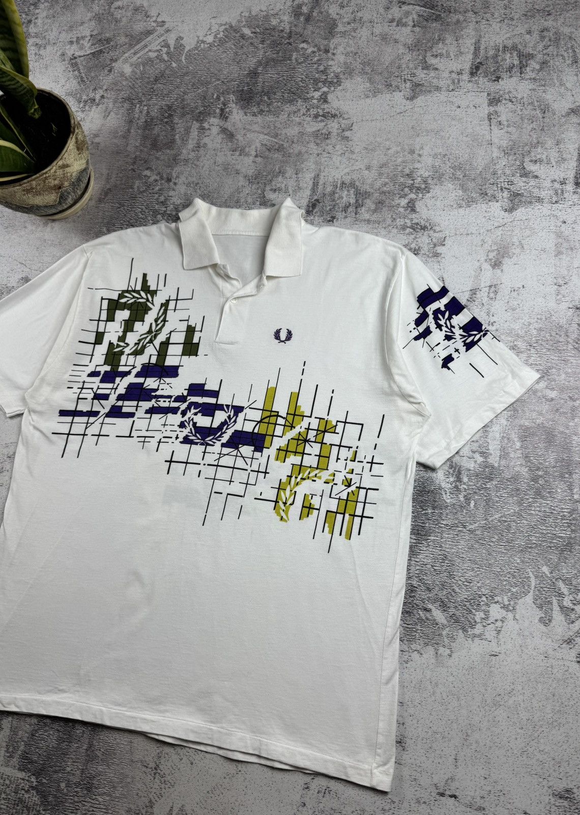 Fred Perry Fred Perry England Embroidered Retro Jersey Polo T Shirt Tee Size US XL / EU 56 / 4 - 3 Thumbnail