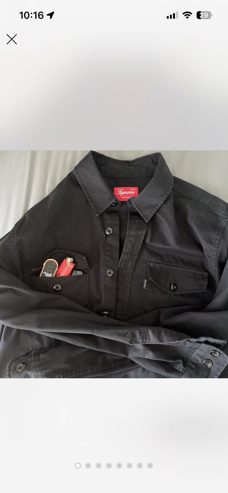 Supreme Supreme Black Flannel Shirt Size US M / EU 48-50 / 2 - 1 Thumbnail