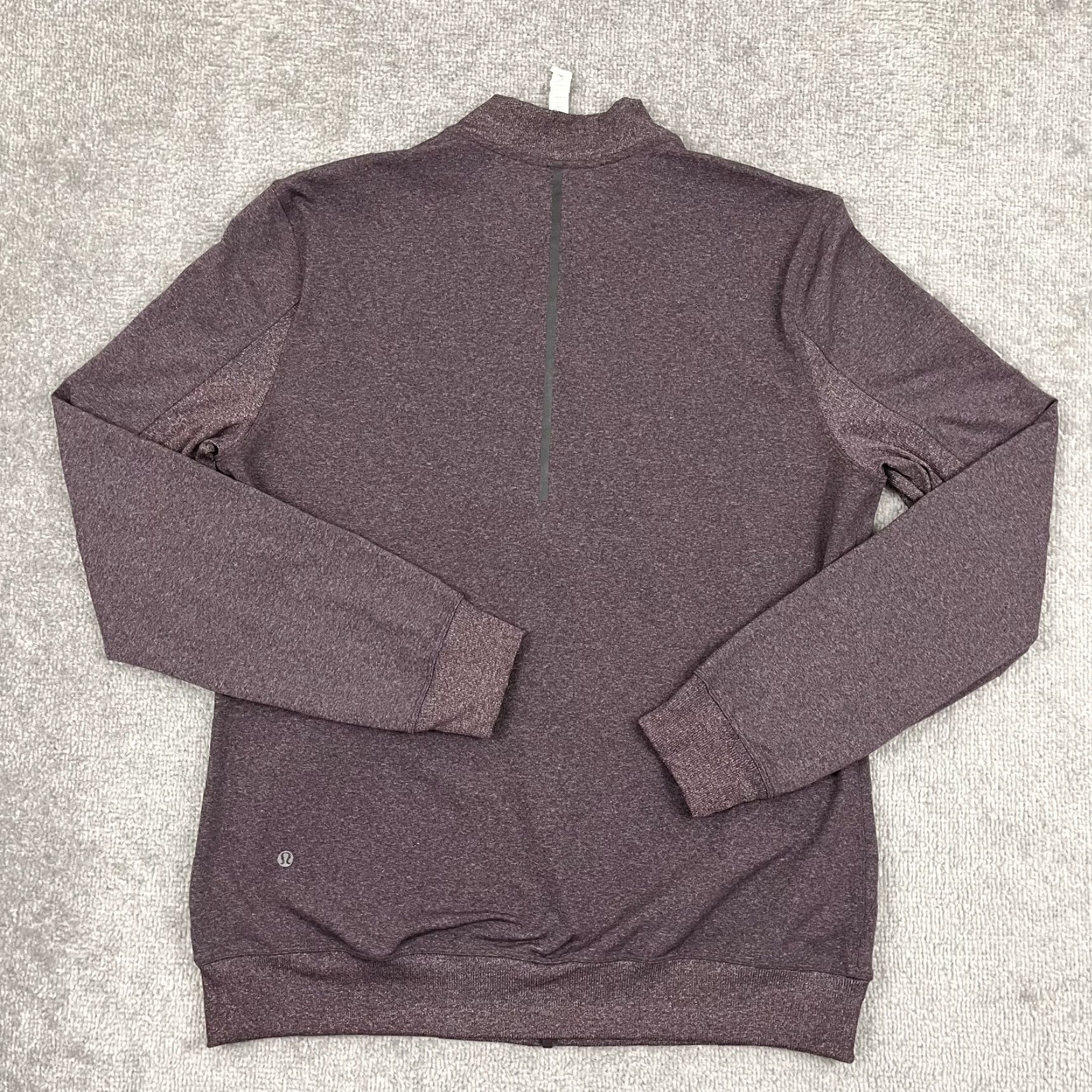 Lululemon Lululemon Jacket Mens L Heather Black Cherry Full Zip - Regular, Lightweight, Breathable, Pockets, Stand-Up Collar, Activewear, Pre Owned, Black Size US L / EU 52-54 / 3 - 2 Thumbnail