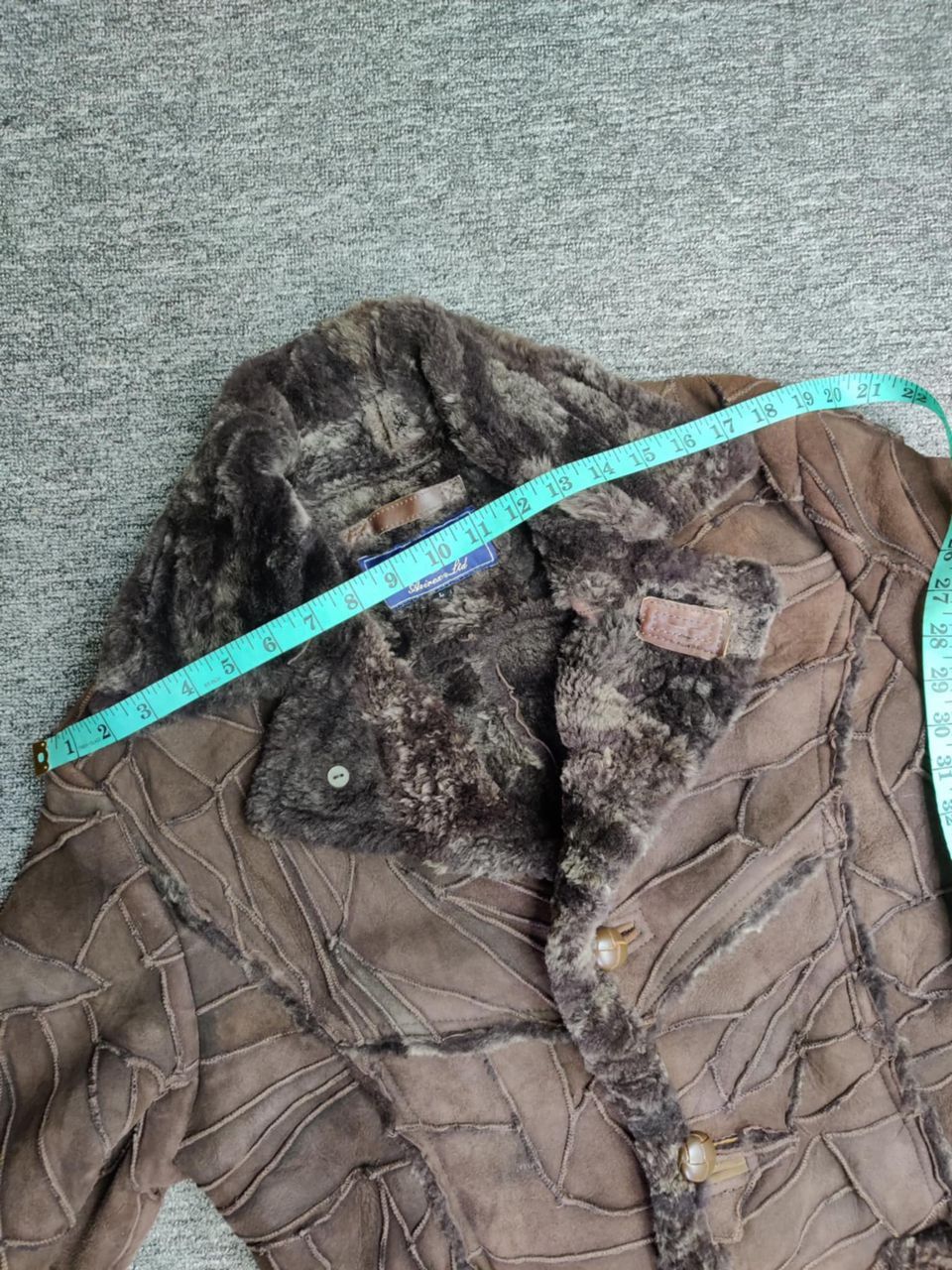 Avirex Vintage 90s Avirex Patchwork Sheepskin Leather Jacket Size US L / EU 52-54 / 3 - 16 Thumbnail