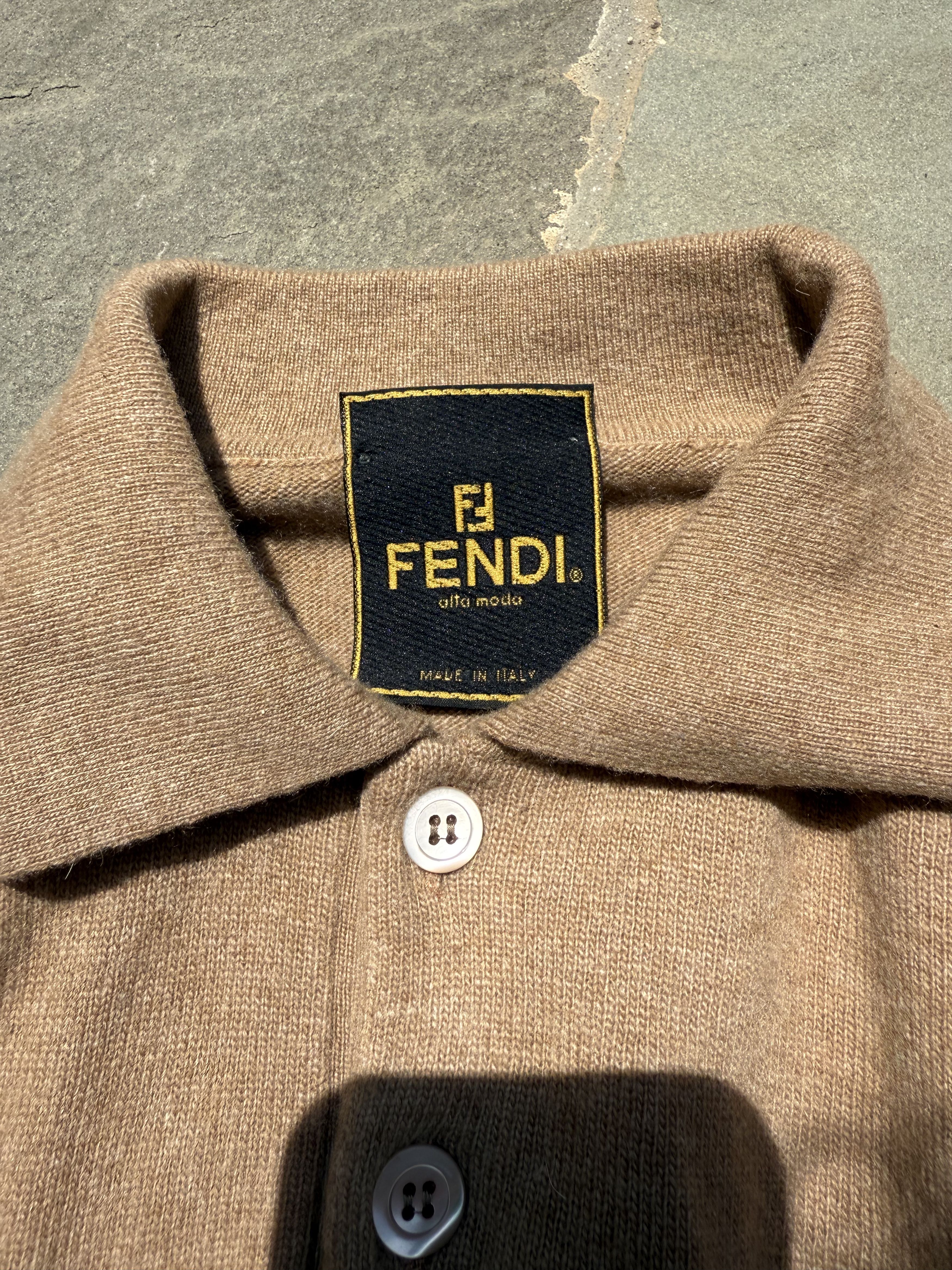 Fendi Vintage Fendi Cashmere Sweater Size L / US 10 / IT 46 - 3 Thumbnail