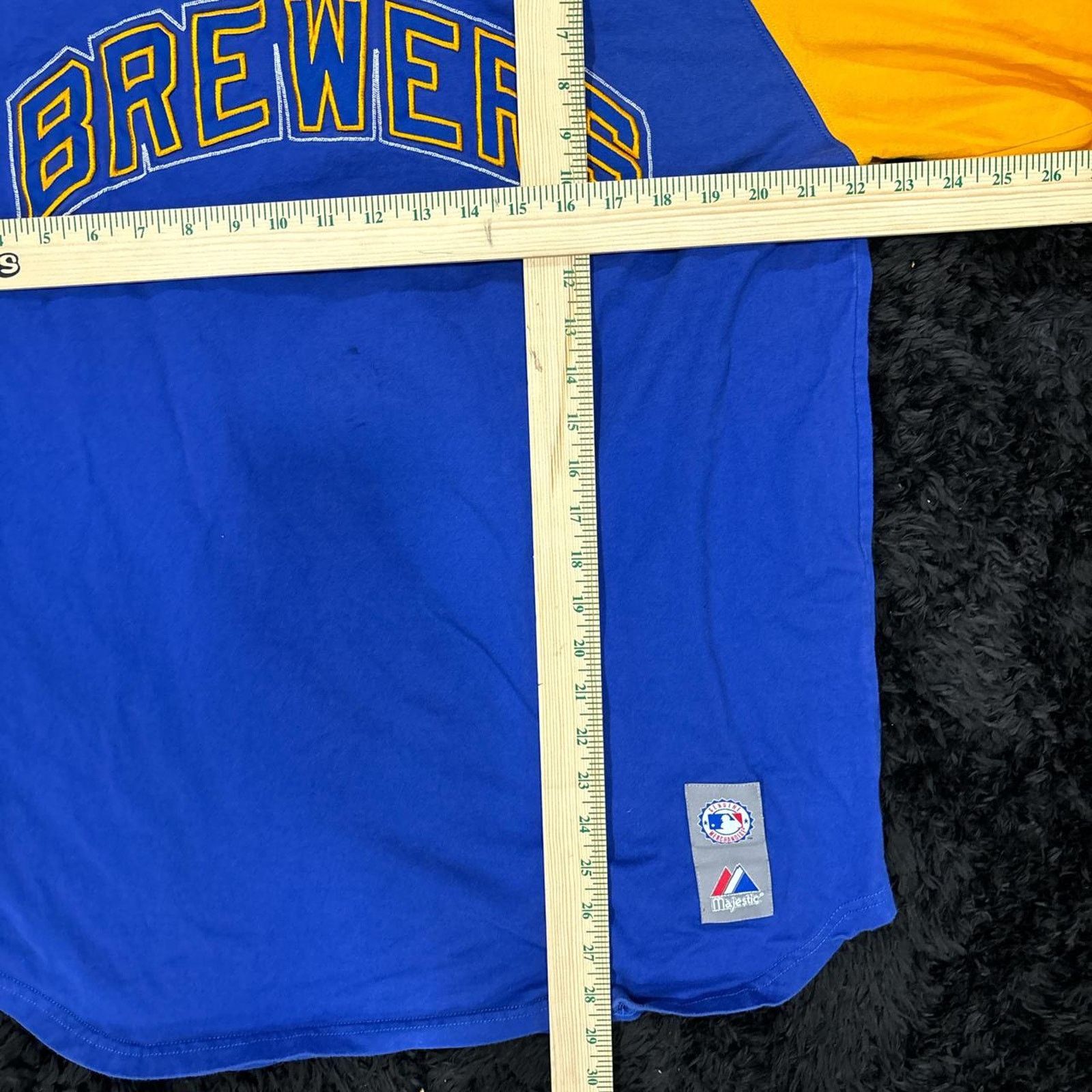 Majestic Milwaukee brewers baseball tee Size US L / EU 52-54 / 3 - 3 Thumbnail