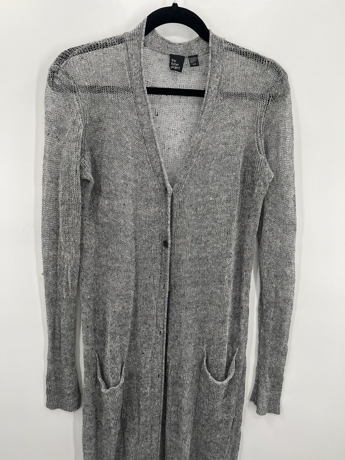 Eileen Fisher Eileen Fisher The Fisher Project Knit Long Cardigan Linen M Size M / US 6-8 / IT 42-44 - 3 Thumbnail
