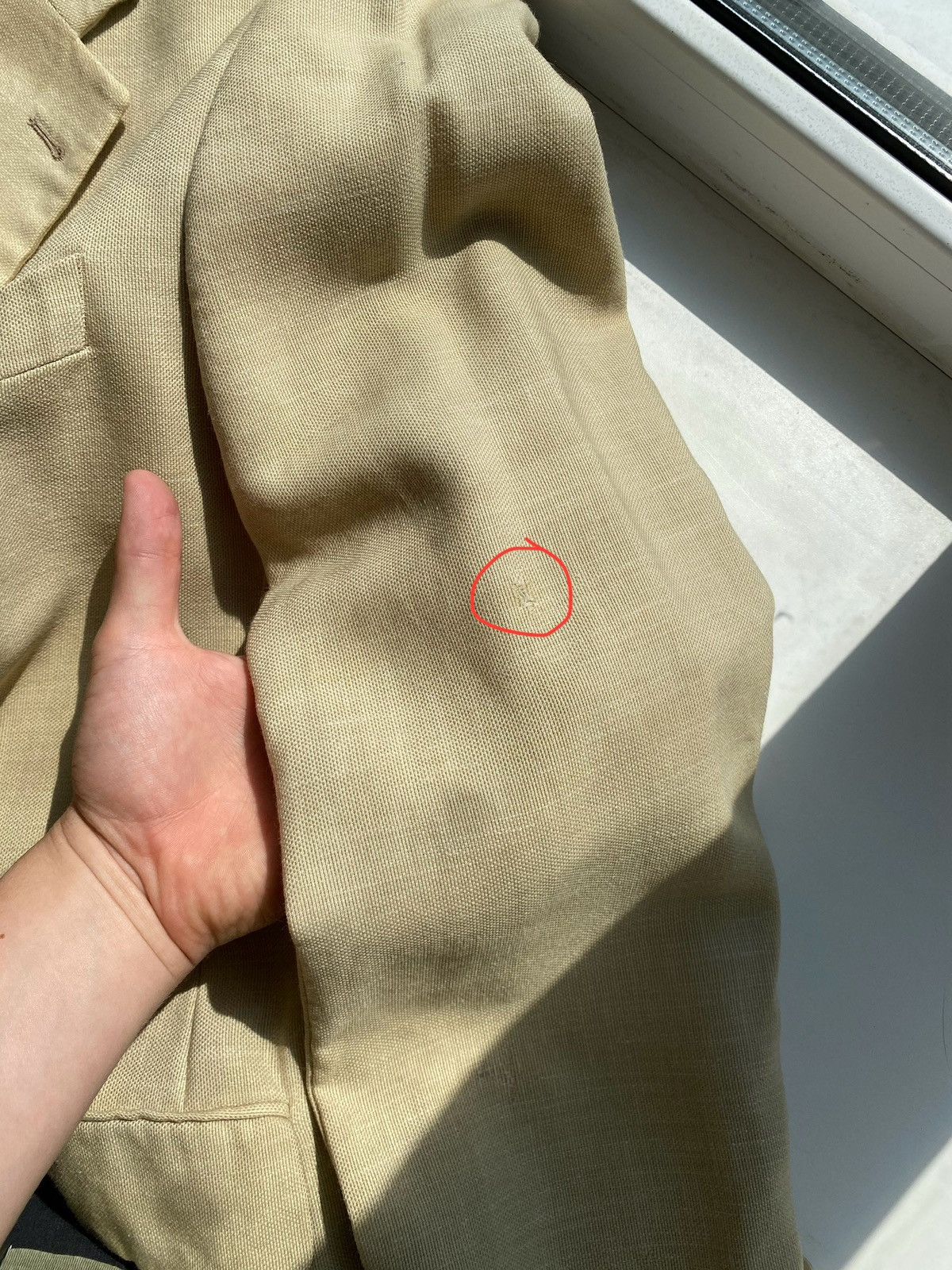 Yves Saint Laurent Vintage Yves Saint Laurent Pour Homme Beige Blazer – Luxury Size 44L - 7 Thumbnail