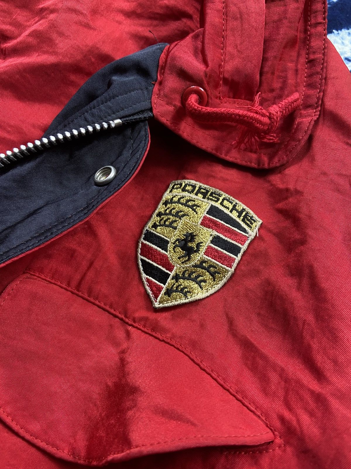 Ralph Lauren Vintage Porsche Racing Team Bomber Jacket Size US L / EU 52-54 / 3 - 5 Thumbnail