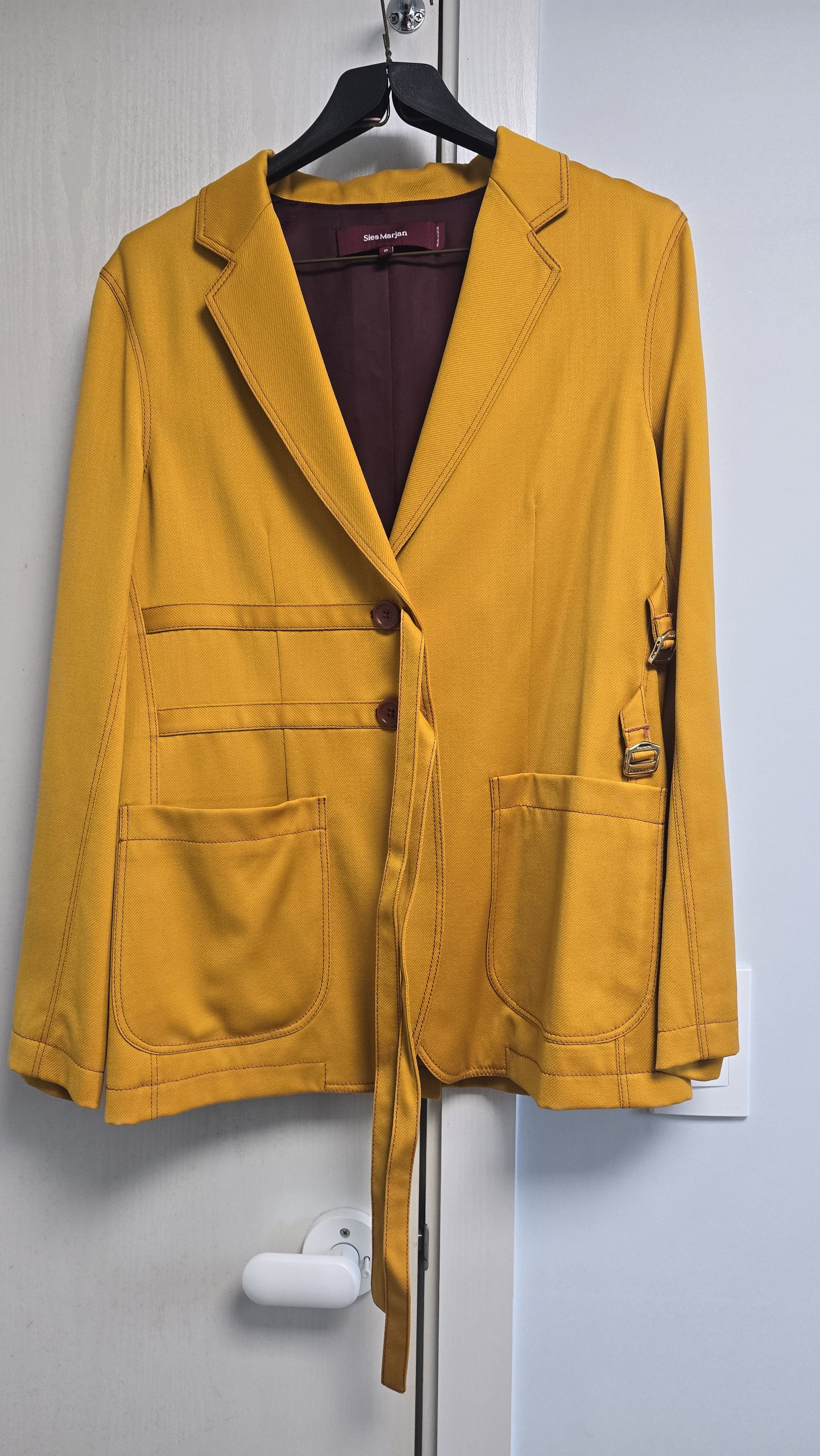 Sies Marjan sies marjan yellow suit Size 46R - 3 Thumbnail