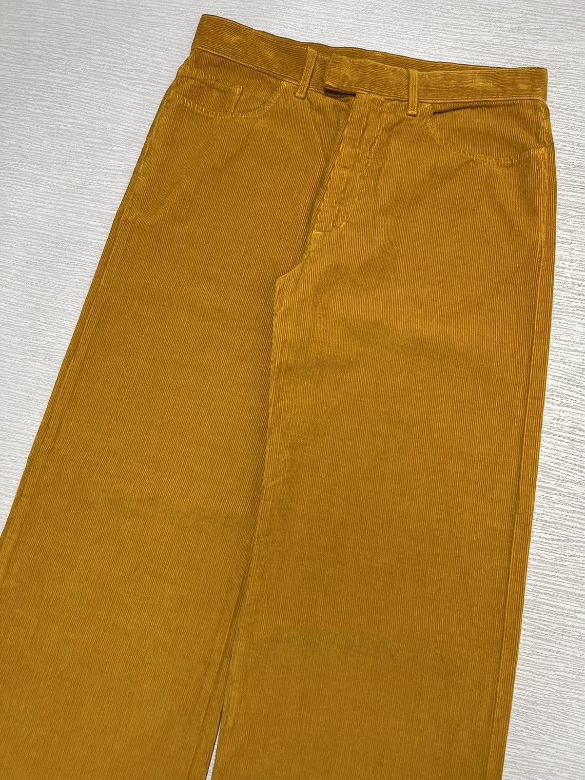 Jean Paul Gaultier Jean Paul Gaultier - Corduroy Wide Leg Velvet Trousers Size US 30 / EU 46 - 3 Thumbnail