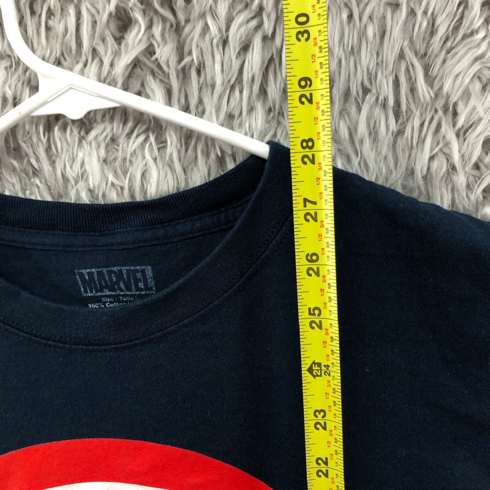 Vintage Captain America Marvel Comics Blue T-Shirt Mens Size L Regular Captain America Logo Short Sleeve Cotton Shirt Size US L / EU 52-54 / 3 - 3 Thumbnail