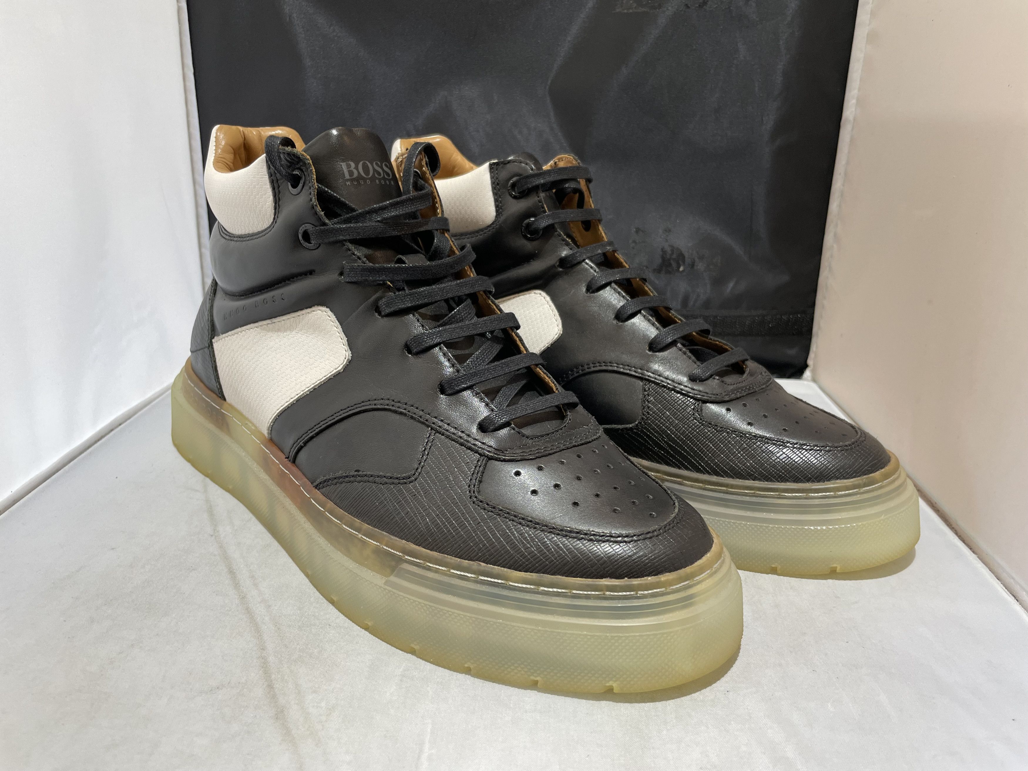 Hugo Boss Hugo Boss 'Black/White' 50397625 Size US 9 / EU 42 - 5 Thumbnail