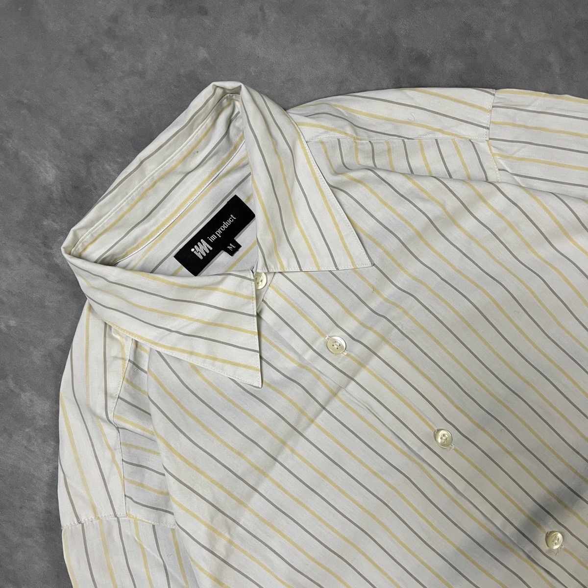 Issey Miyake IM Product Classic Minimalist Pinstripe Long Shirt Size US M / EU 48-50 / 2 - 2 Thumbnail