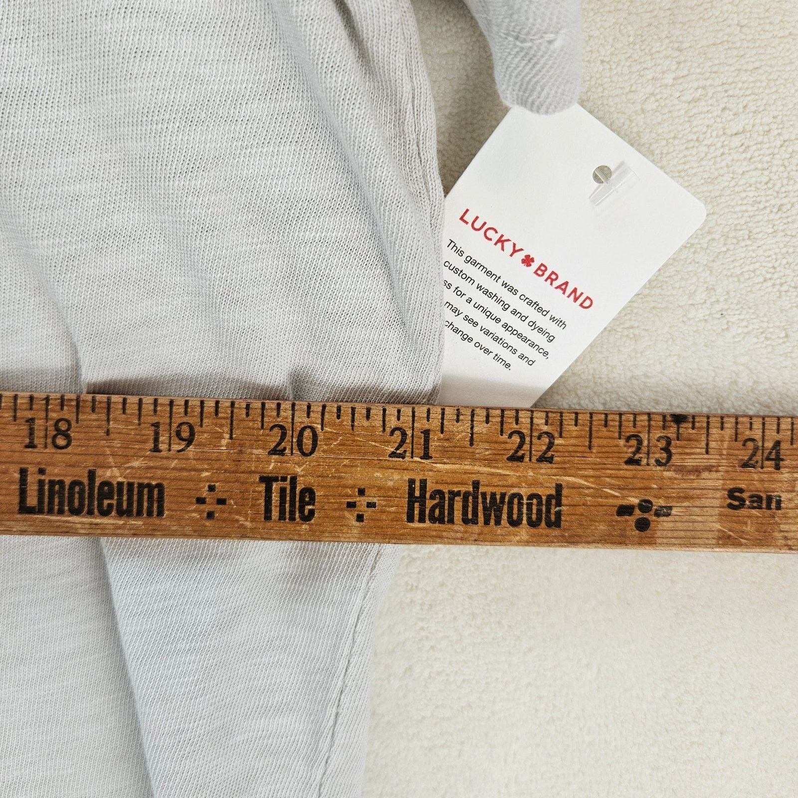 Lucky Brand LUCKY BRAND MEN'S LARGE DAWN BLUE OFF WHITE CATALINA TEE NWT Size US L / EU 52-54 / 3 - 3 Thumbnail