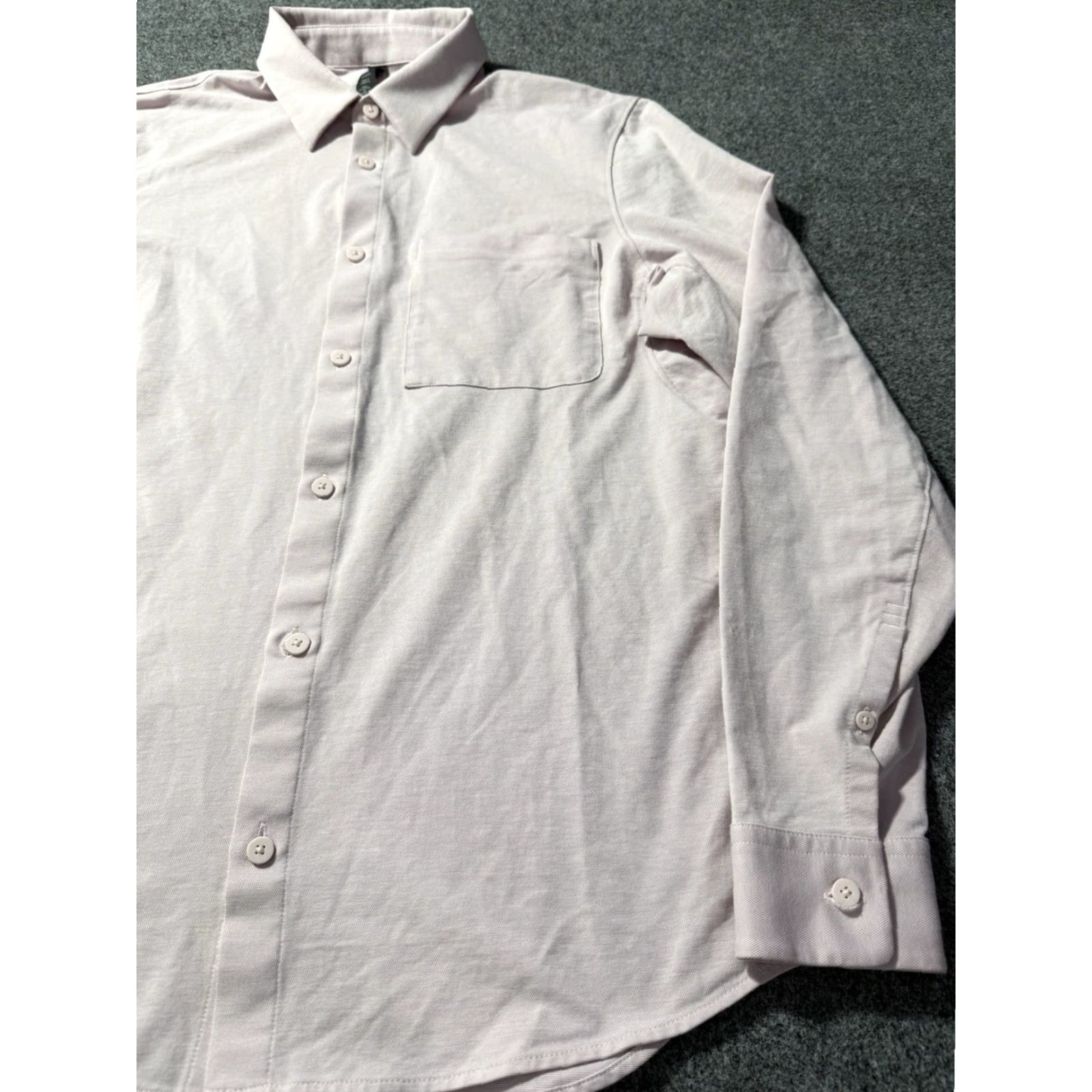 Lululemon VINTAGE Lululemon Button-Up Shirt Mens M Pink Long Sleeve Pocket Shirt Regular Fit Size US M / EU 48-50 / 2 - 5 Thumbnail