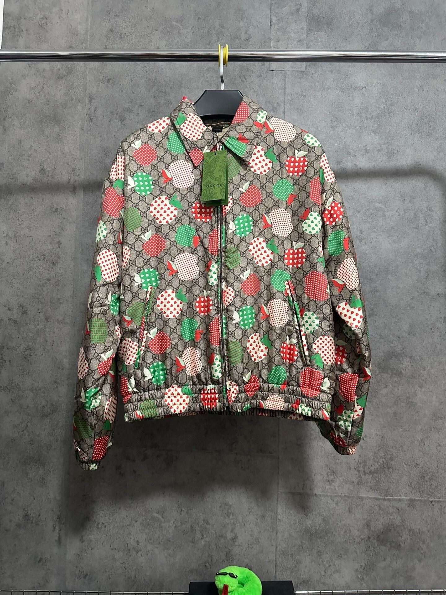 Gucci Gucci Apple Print GG Monogram Jacket Size US S / EU 44-46 / 1 - 1 Thumbnail