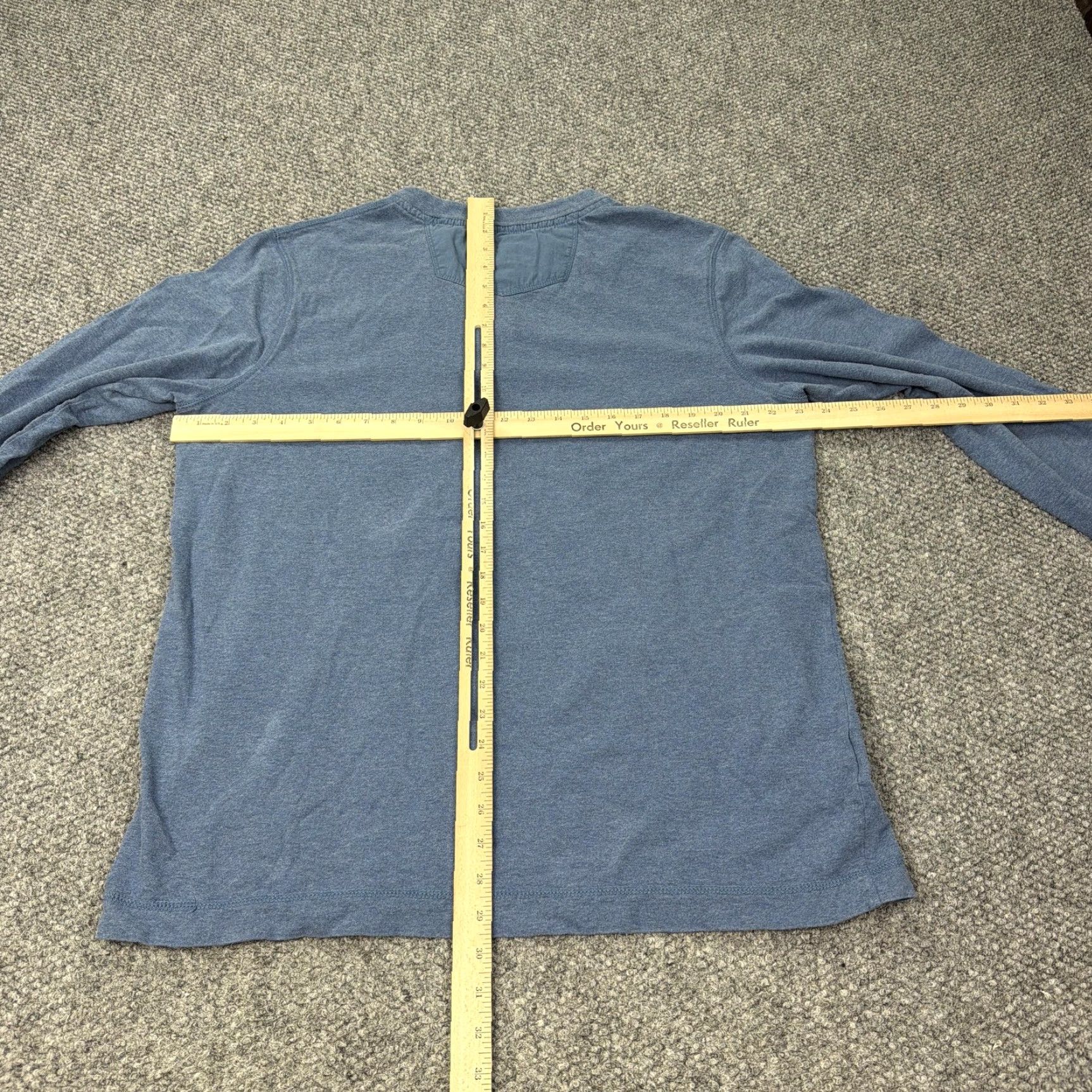 Eddie Bauer Eddie Bauer Henley Shirt Mens XLT Blue Long Sleeve Cotton Big & Tall Casual Tee Size US XL / EU 56 / 4 - 7 Thumbnail