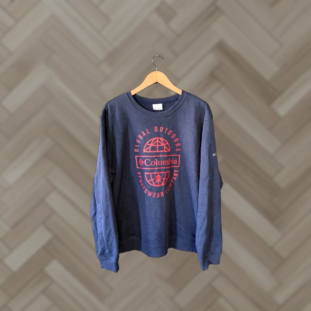 Vintage Columbia Mens Blue Pullover Sweatshirt Size XL Size US XL / EU 56 / 4 - 1 Thumbnail