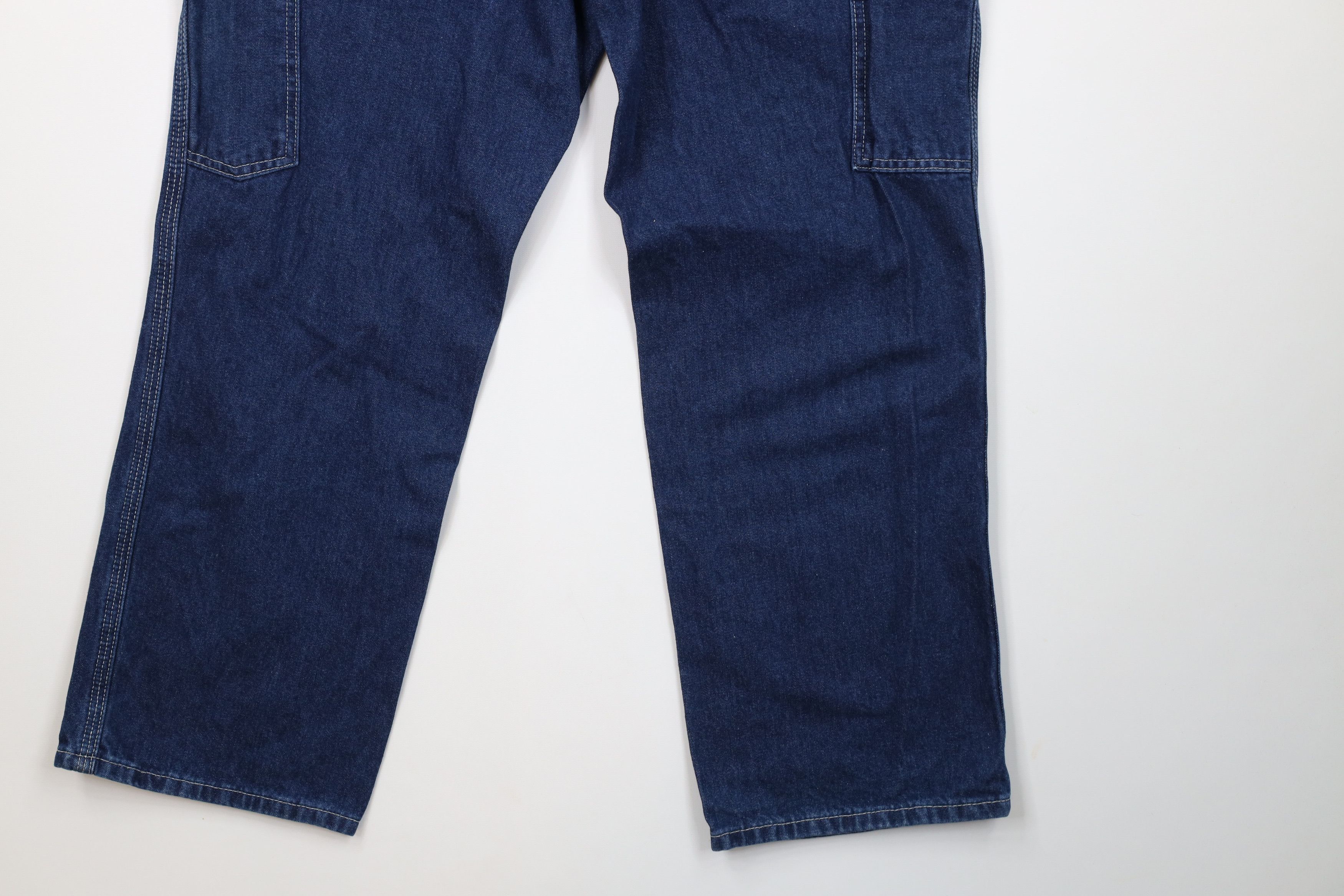 Carhartt Vintage Y2K Carhartt Wide Leg Dungaree Denim Jeans Cotton Size US 34 / EU 50 - 13 Thumbnail