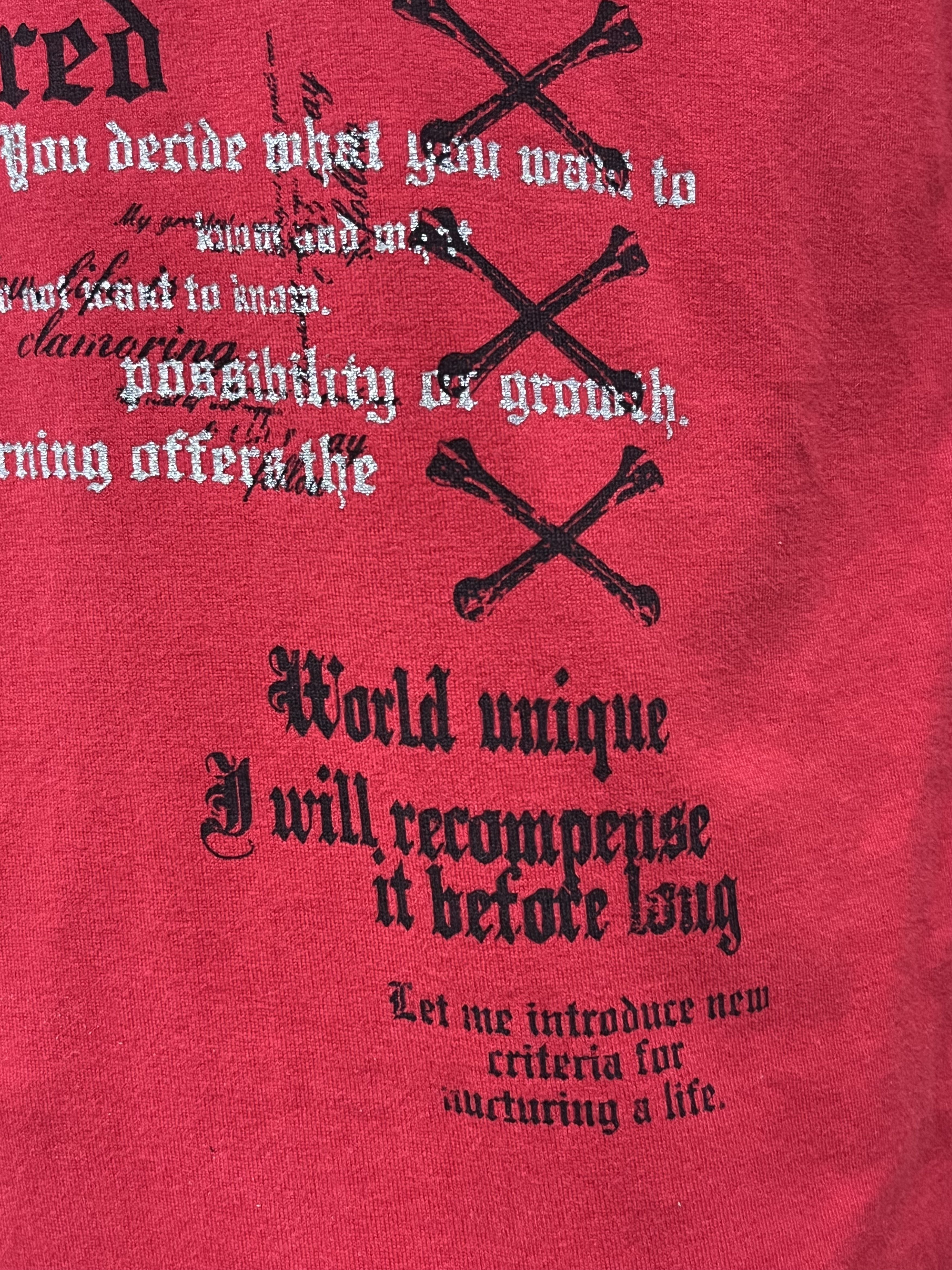Punk and Yo 🔥💀Beaumont Carr Punk Poem Laced V-Neck Sleeveless y2k Tee Size US M / EU 48-50 / 2 - 7 Thumbnail