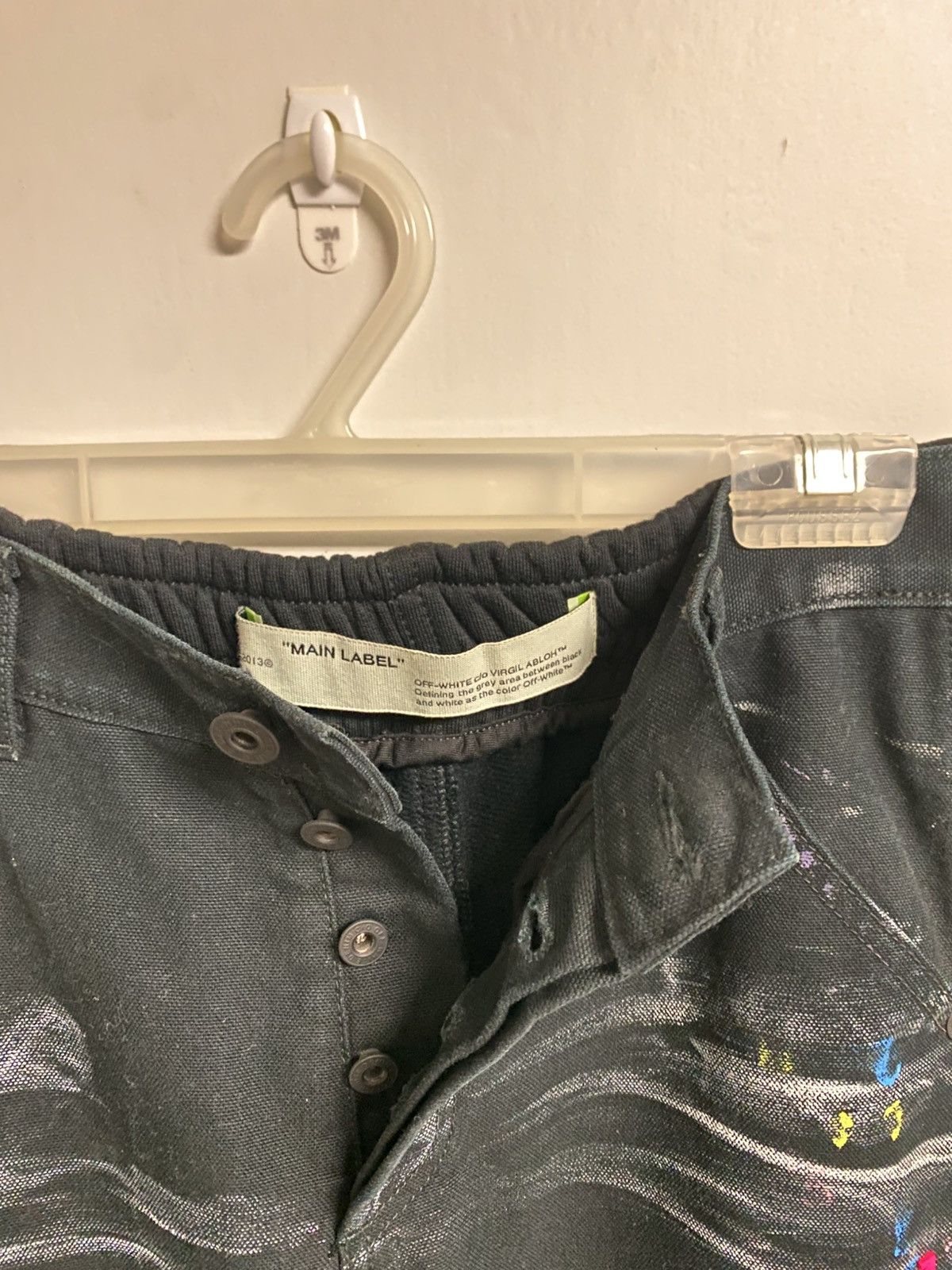 Off-White Off White paint splatter hybrid denim Size US 32 / EU 48 - 11 Thumbnail