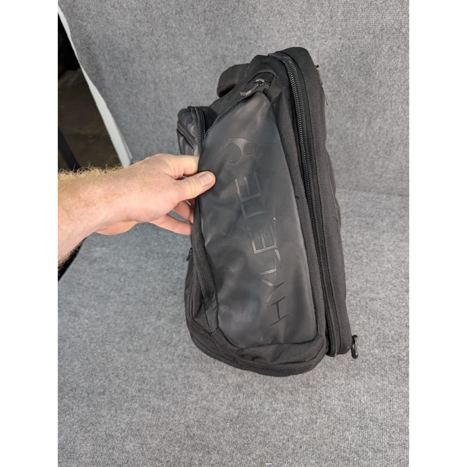 Hylete Backpack Black 6 in 1 Convertible Travel Laptop Compartment 40L  Nylon Unisex Adults Backpack