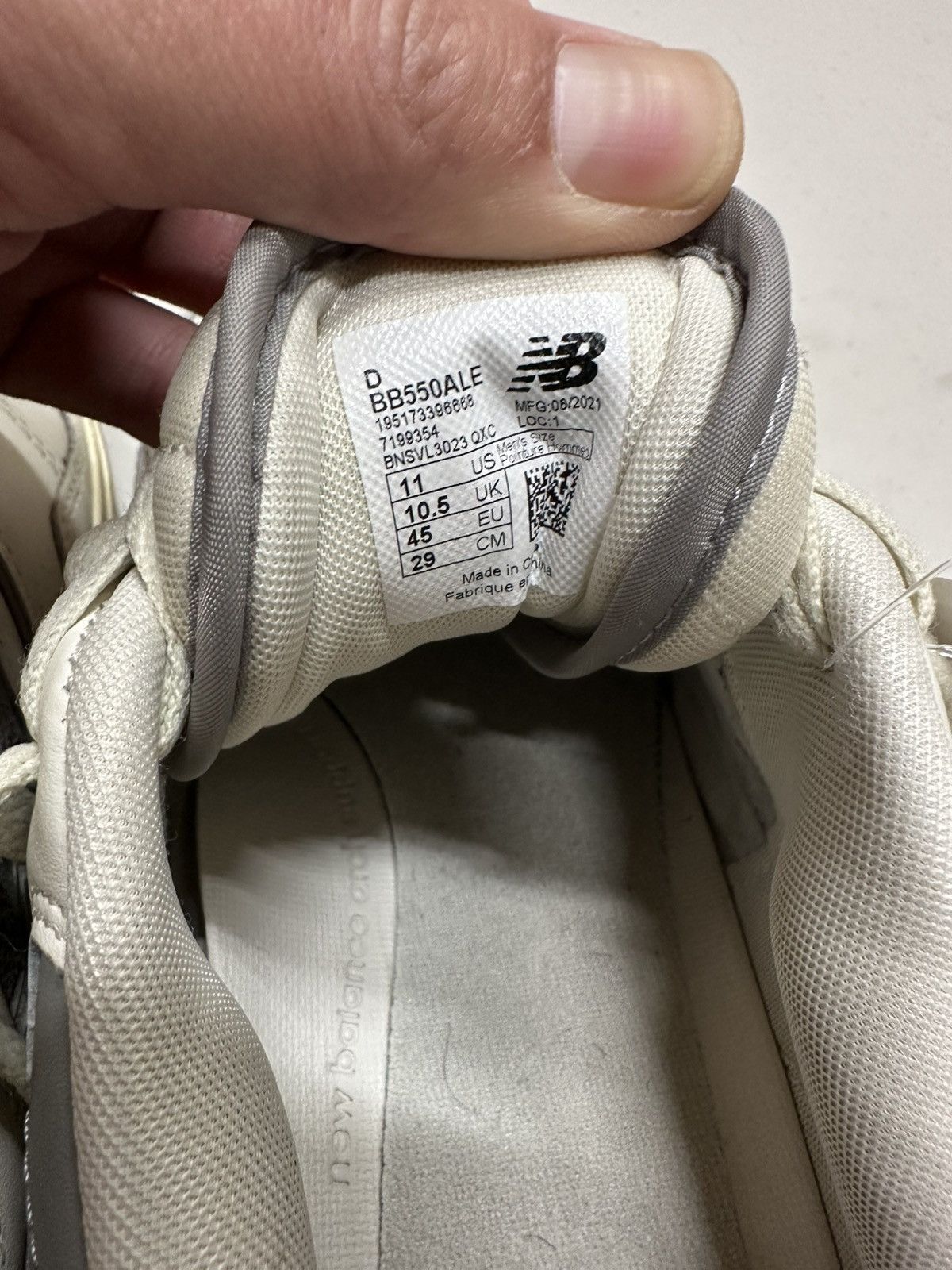 Aime Leon Dore × New Balance ALD X New Balance 550 grey Size US 11 / EU 44 - 5 Thumbnail