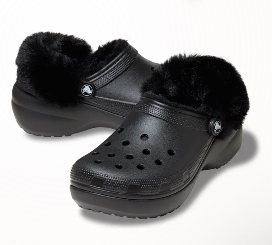 Crocs Crocs Classic Platform Fuzz Lined Clog Women size 9 Size US 9 / IT 39 - 1 Thumbnail