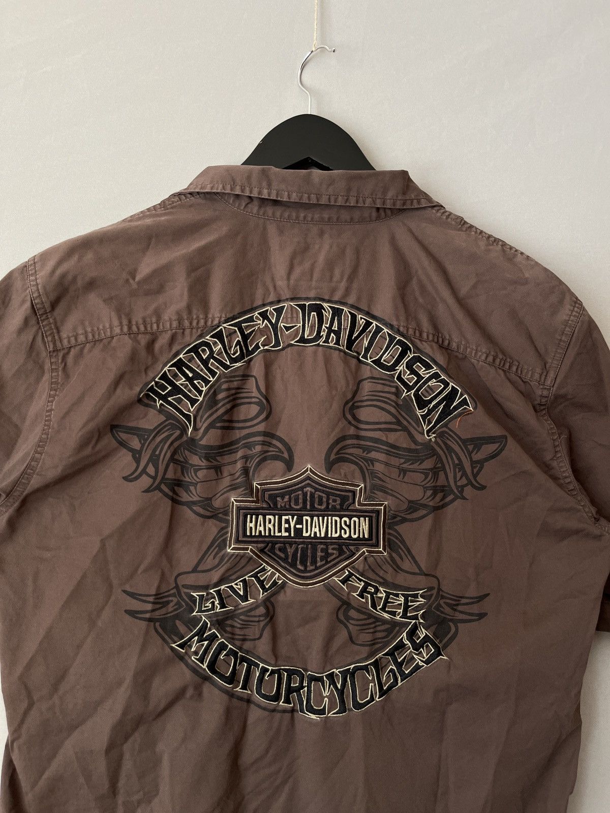Harley Davidson Harley Davidson Short Sleeve Big Logo Shirt Size US M / EU 48-50 / 2 - 7 Thumbnail