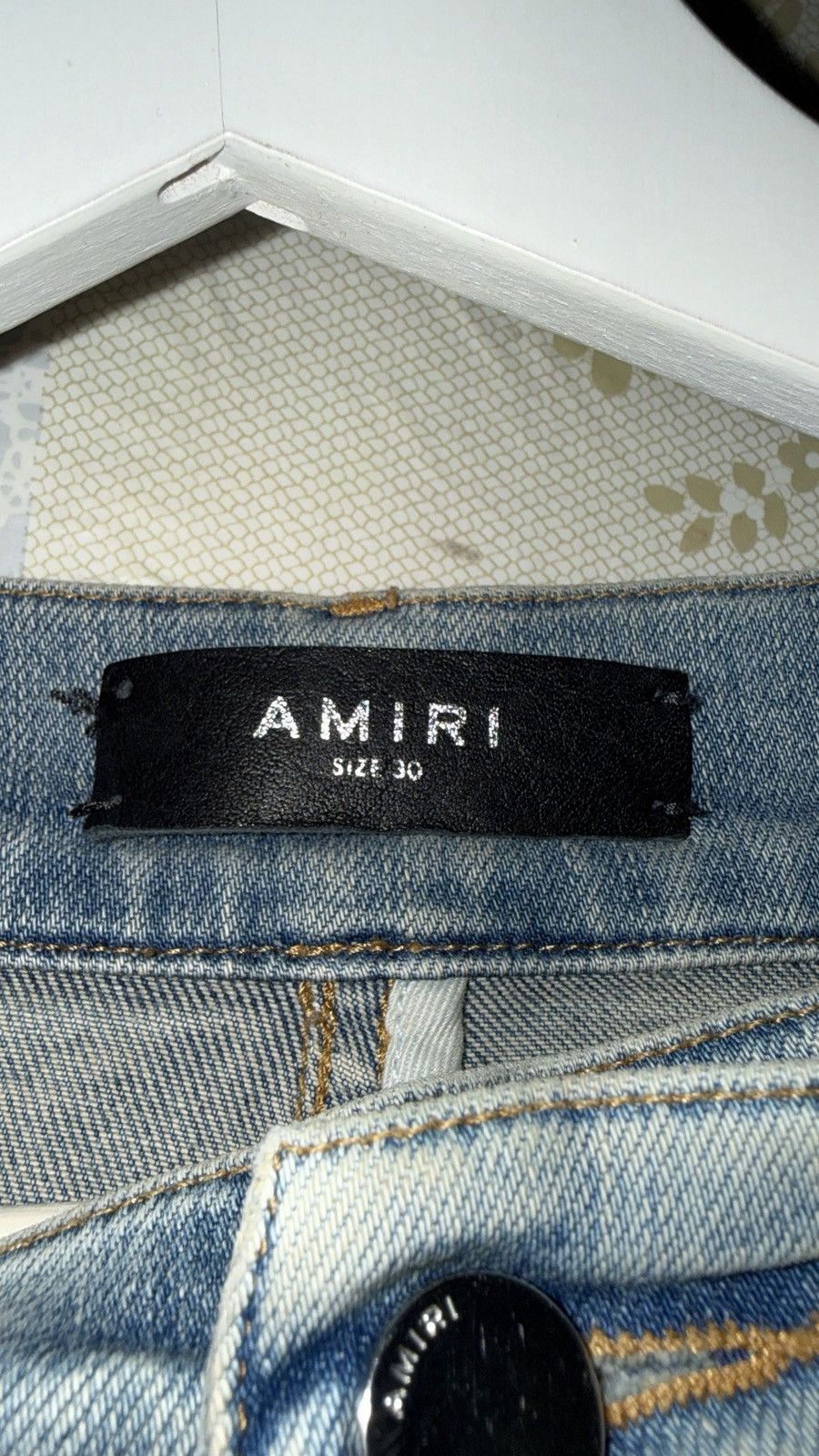 Amiri Amiri stack denim jeans antique indigo Size US 30 / EU 46 - 4 Thumbnail