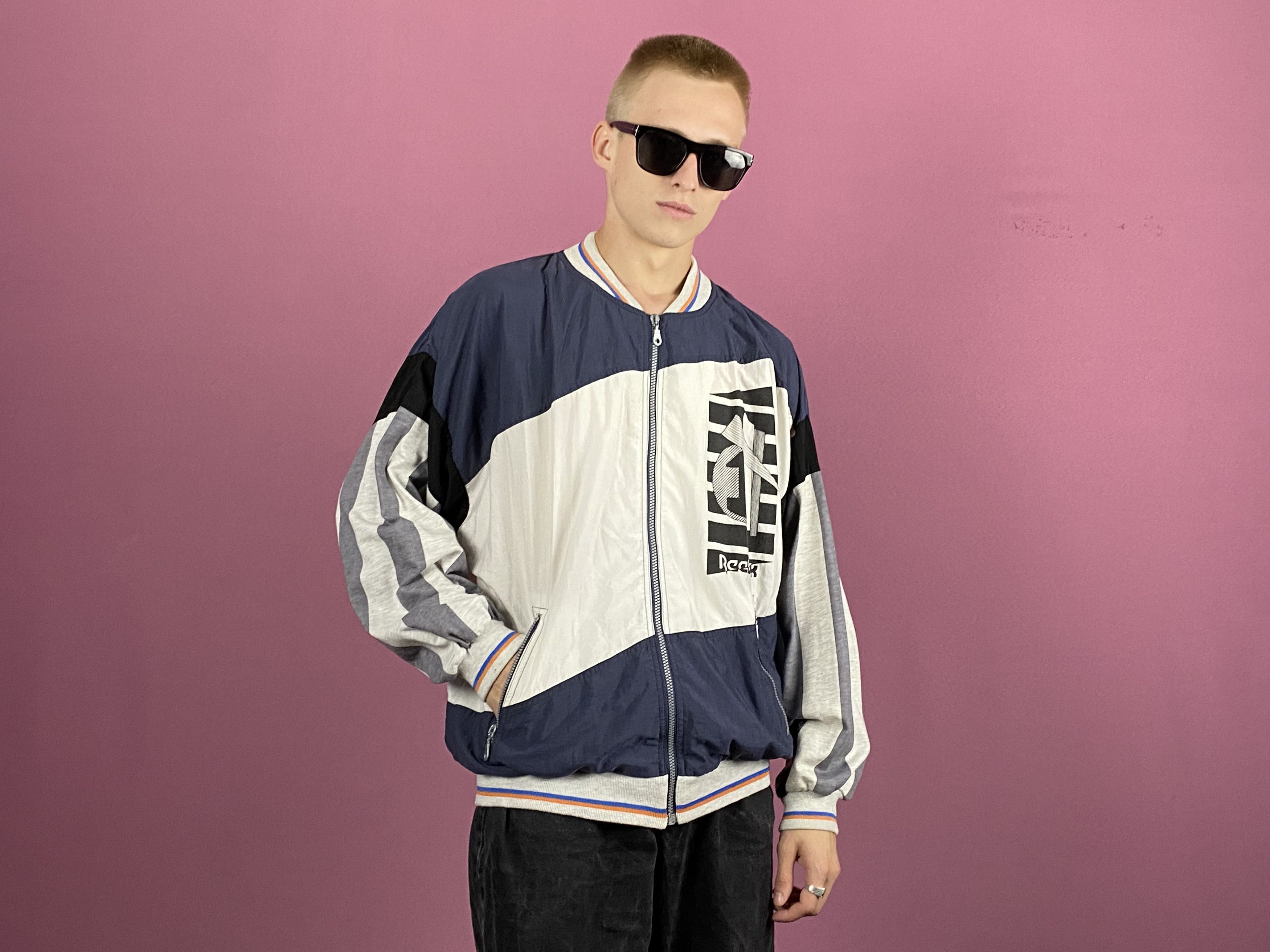 Reebok × Vintage Reebok Vintage Men's Windbreaker Jacket - Size M Size US M / EU 48-50 / 2 - 4 Thumbnail