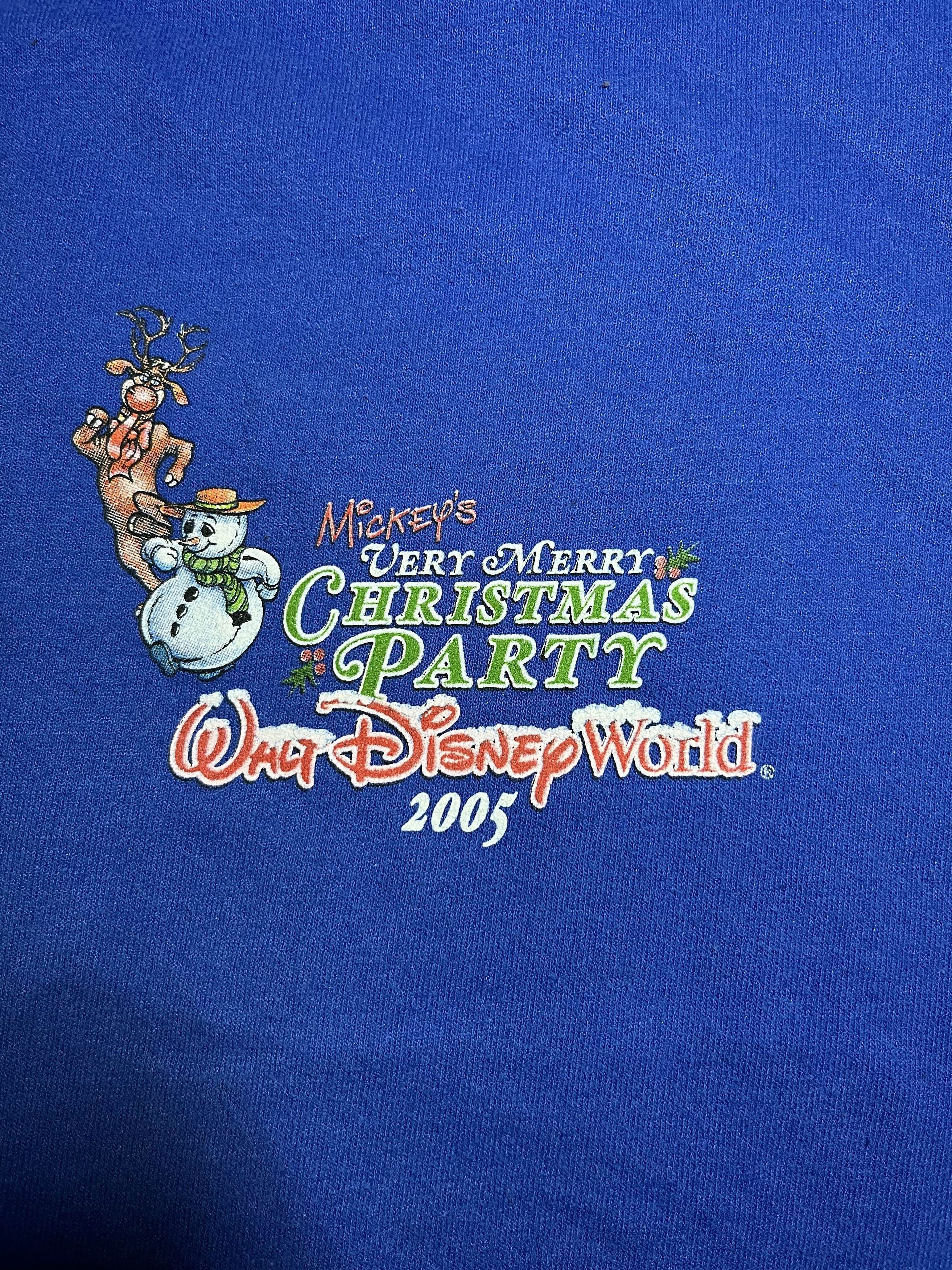 Disney × Mickey Mouse × Vintage Y2K Walt Disney World Very Merry Christmas Party 2005 Size US XL / EU 56 / 4 - 4 Thumbnail