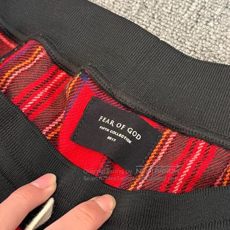 Fear of God fear of god 5th main line red plaid wool school pants Size US 32 / EU 48 - 2 Thumbnail