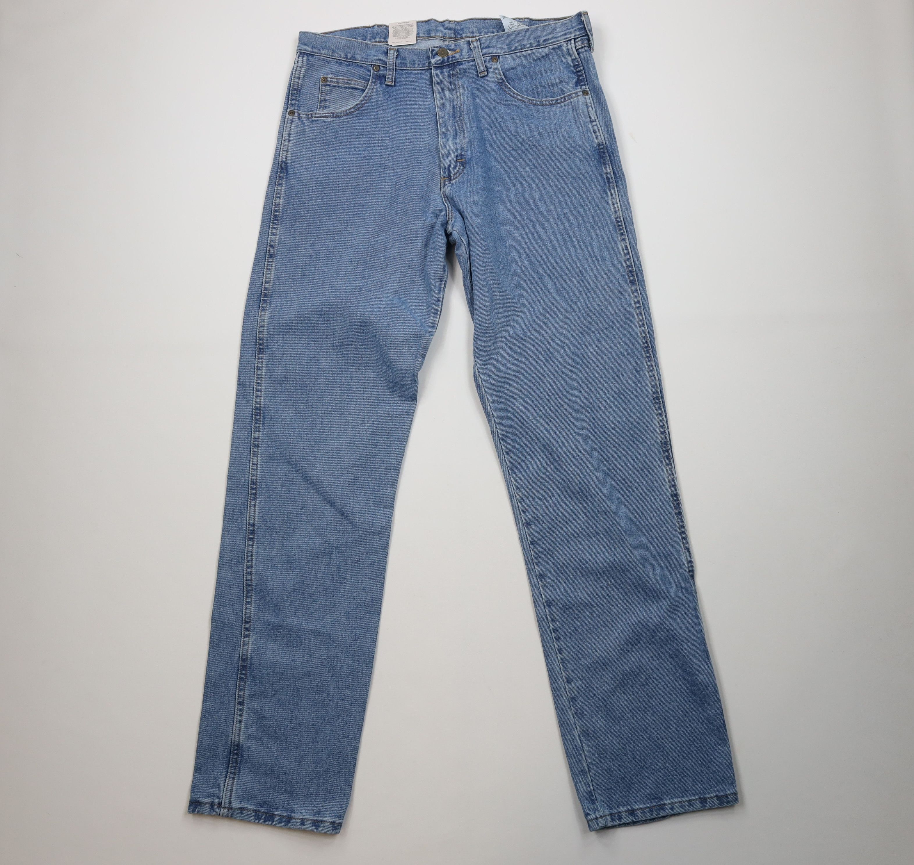 Deadstock Y2K Wrangler Fit Western Bootcut Denim Jeans Blue