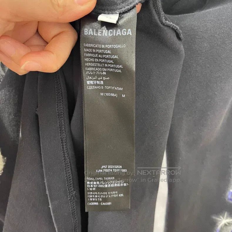 Other Balenciaga Brick letter logo printed hoodie Size M / US 6-8 / IT 42-44 - 4 Thumbnail