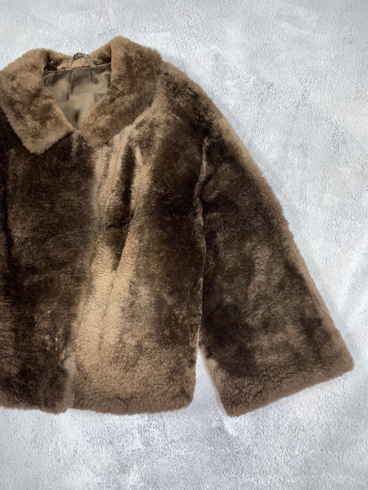 Vintage Vintage Y2K real Fur cropped coat jacket AvantGarde 00s Size M / US 6-8 / IT 42-44 - 6 Thumbnail