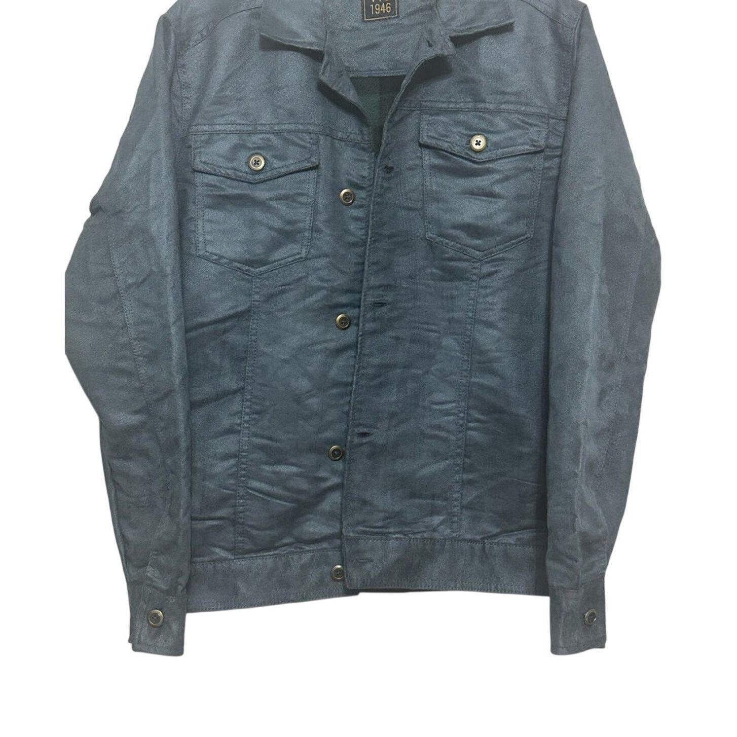 Other Vintage 1946 Jacket Button Waist Length Pockets Blue S NWOT Size US S / EU 44-46 / 1 - 4 Thumbnail