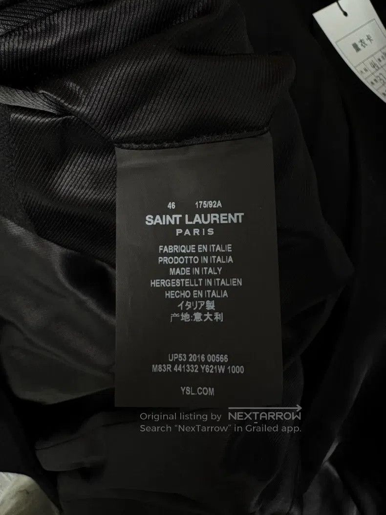 Saint Laurent Paris Saint Laurent Paris Palace stand collar woolen coat Size US S / EU 44-46 / 1 - 4 Thumbnail