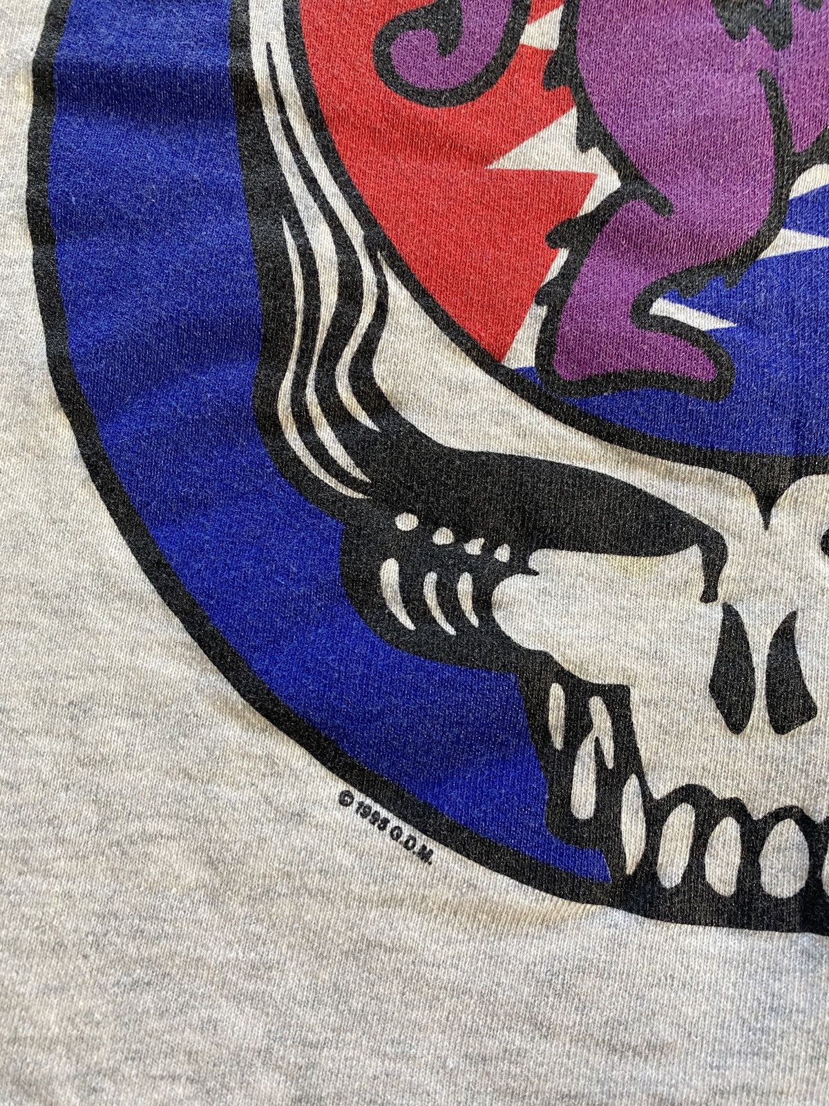 Grateful Dead Vintage ‘95 Grateful Dead Lightning Skull Bear Rose Crewneck Size US L / EU 52-54 / 3 - 17 Thumbnail