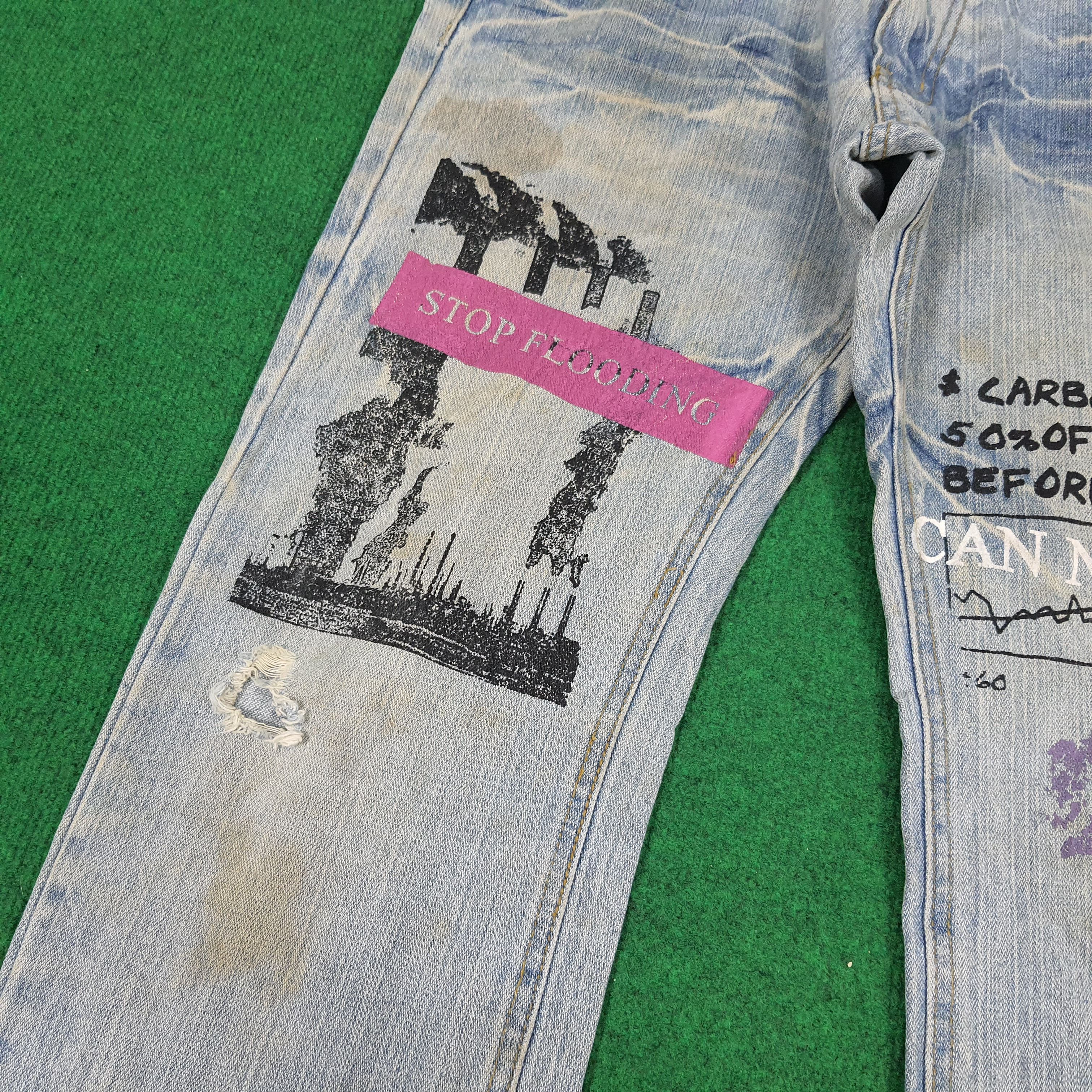 Japanese Brand Vintage Point Loma Art Design Distressed Style Jeans Size US 32 / EU 48 - 5 Thumbnail