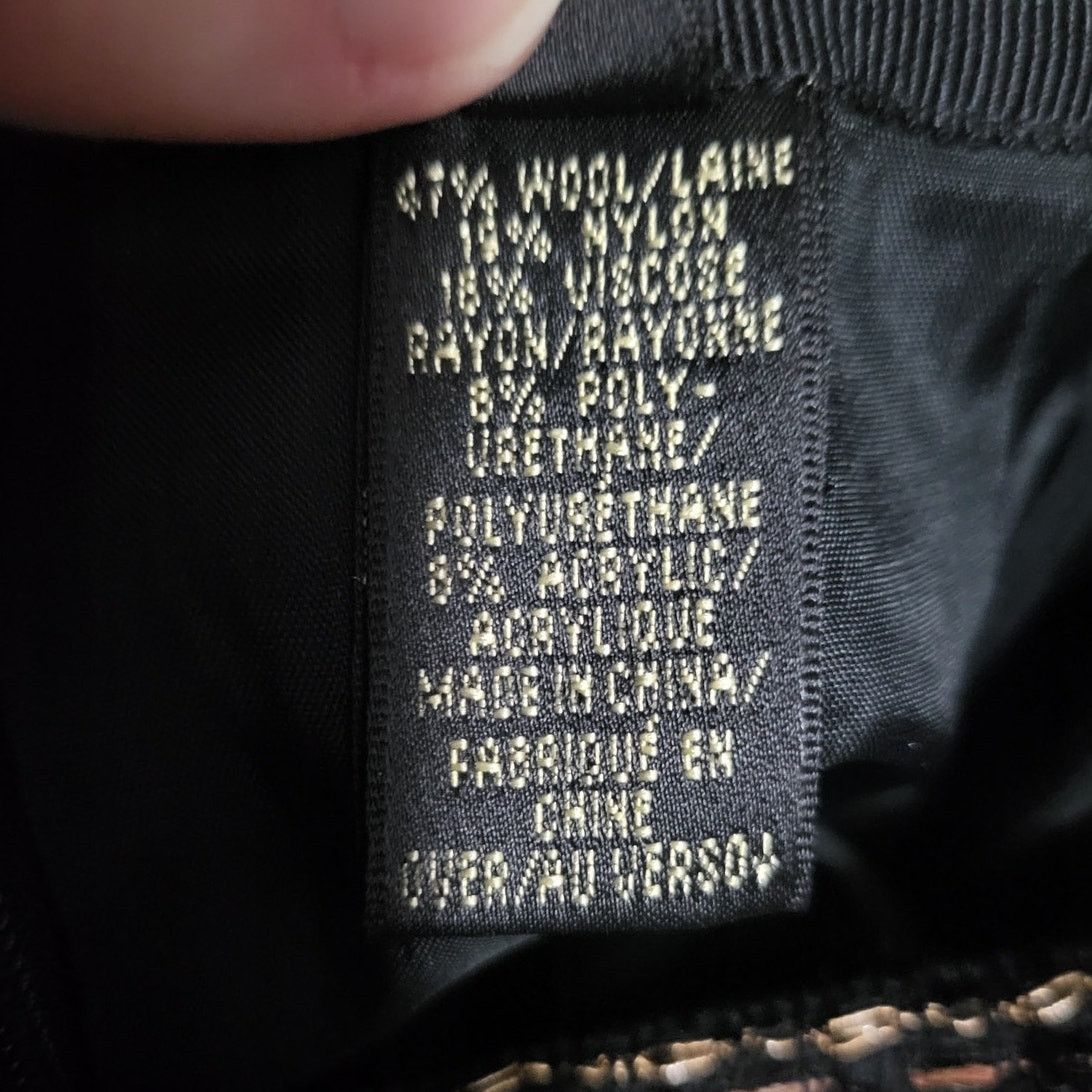 Other Dana Buchman Black/Multi Shimmer Tweed Pencil Skirt -Size 8 Size 30" / US 8 / IT 44 - 6 Thumbnail