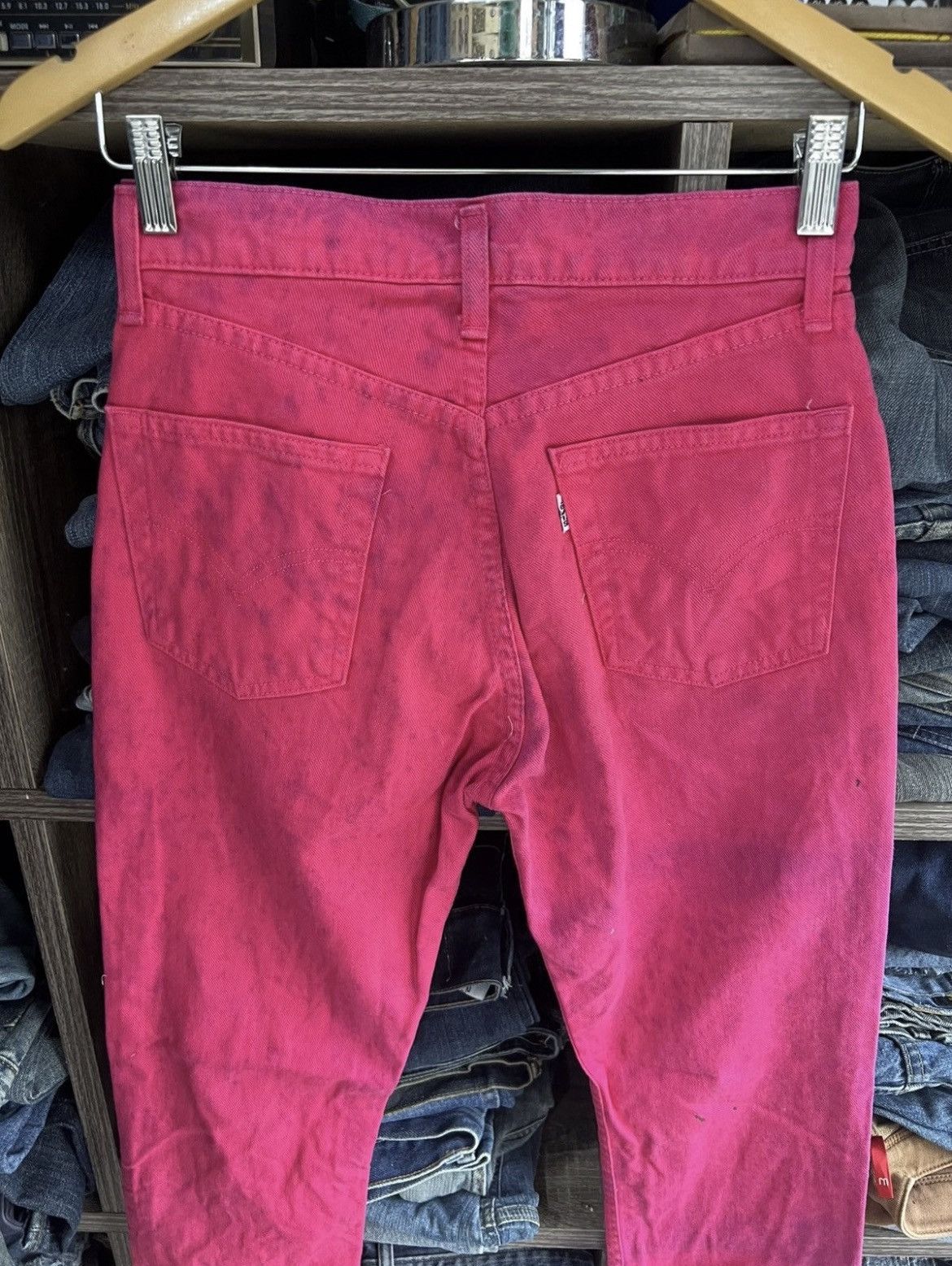Levi's Vintage Clothing 🔥Rare Vintage Pink Levis Button J41 Denim Size US 27 - 14 Thumbnail