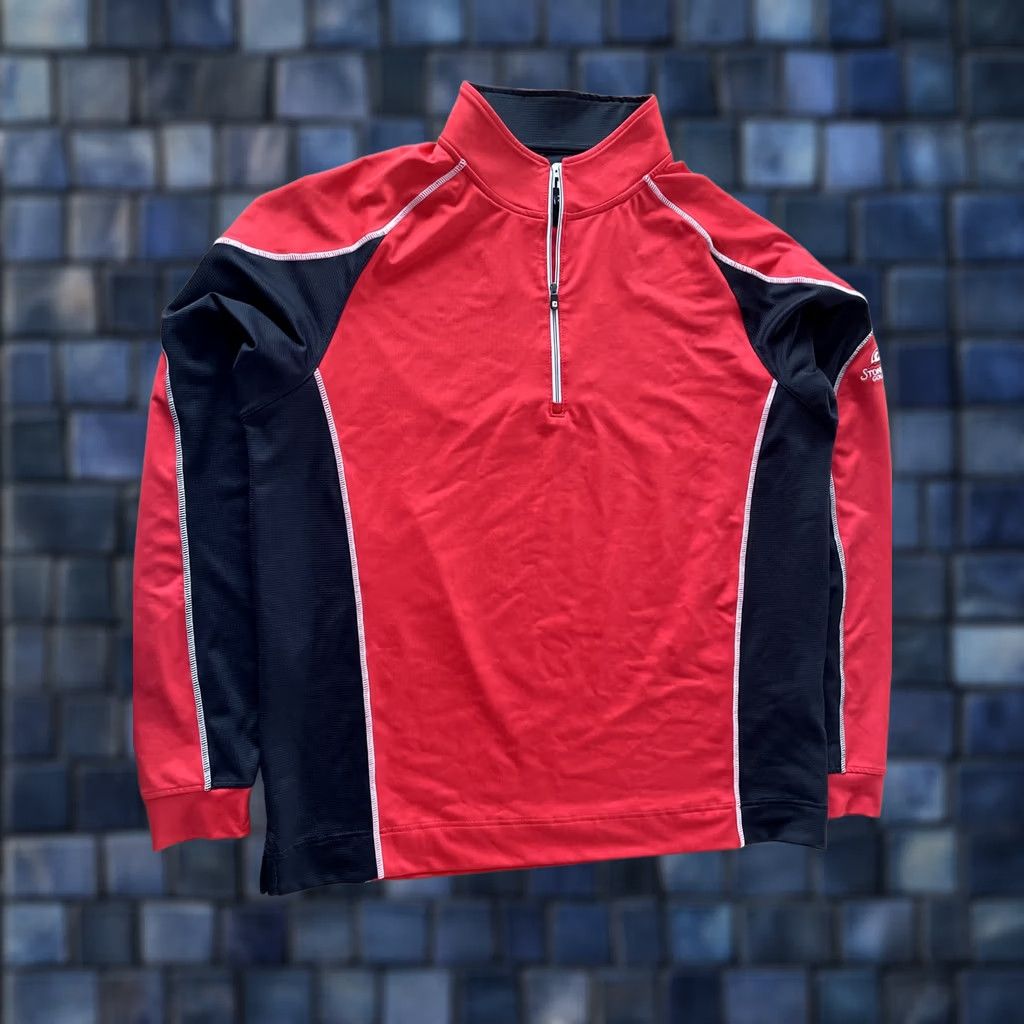 Footjoy FootJoy Stonebrooke Golf Club Performance 1/4 Zip Longsleeve Shirt Men M Multicolor Nylon Spandex Zip Sweatshirt Pullover Adult Mens Shirt Size US L / EU 52-54 / 3 - 1 Thumbnail